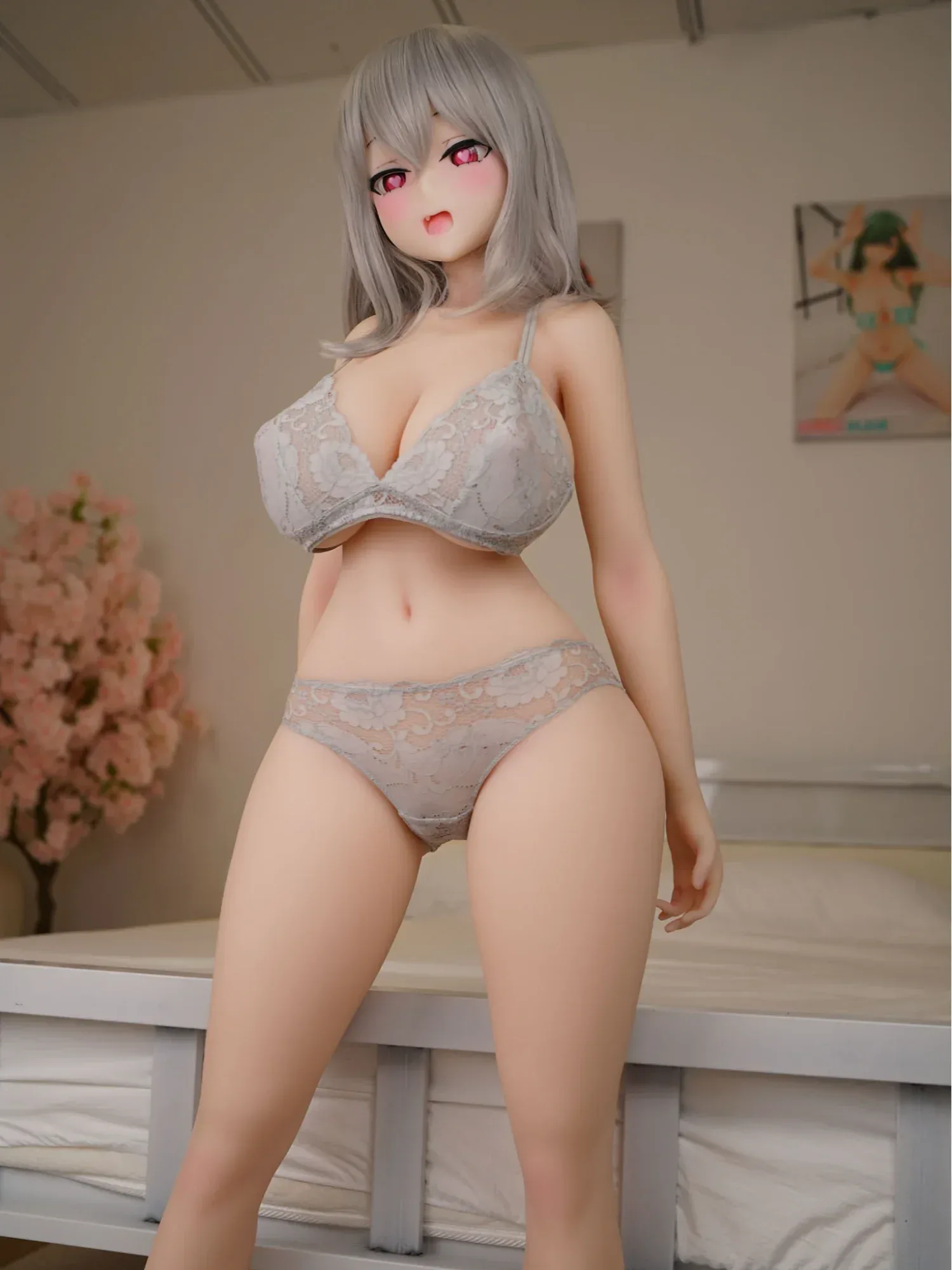 F5917-150cm(4ft9)-37.6kg Anna L Cup S-TPE Gel Filled Big Breasts Life Size Anime Sex Doll | IROKEBIJIN Doll view 11