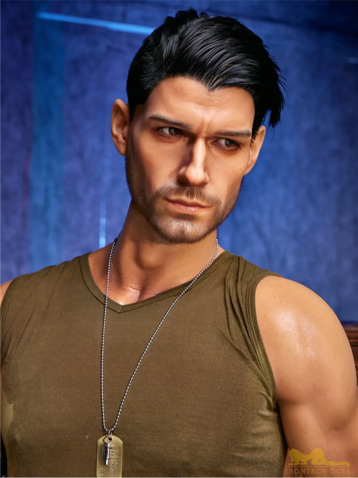 F4550-176cm-40kg Thomas Strong Femboy Silicone Most Realistic Male Sex Doll -Irontech Doll view 10
