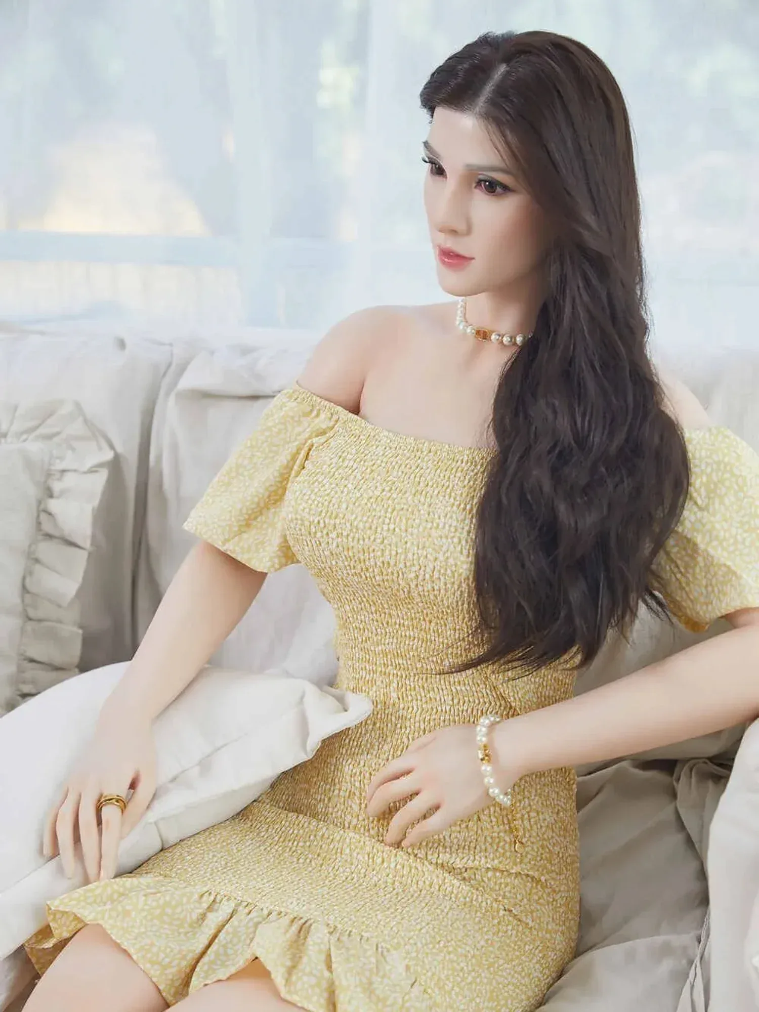 F3670—165cm\/5ft4(35kg) Collins H Cup Silicone Big Breasts Sexy Curves Sex Doll | CST Doll view 5