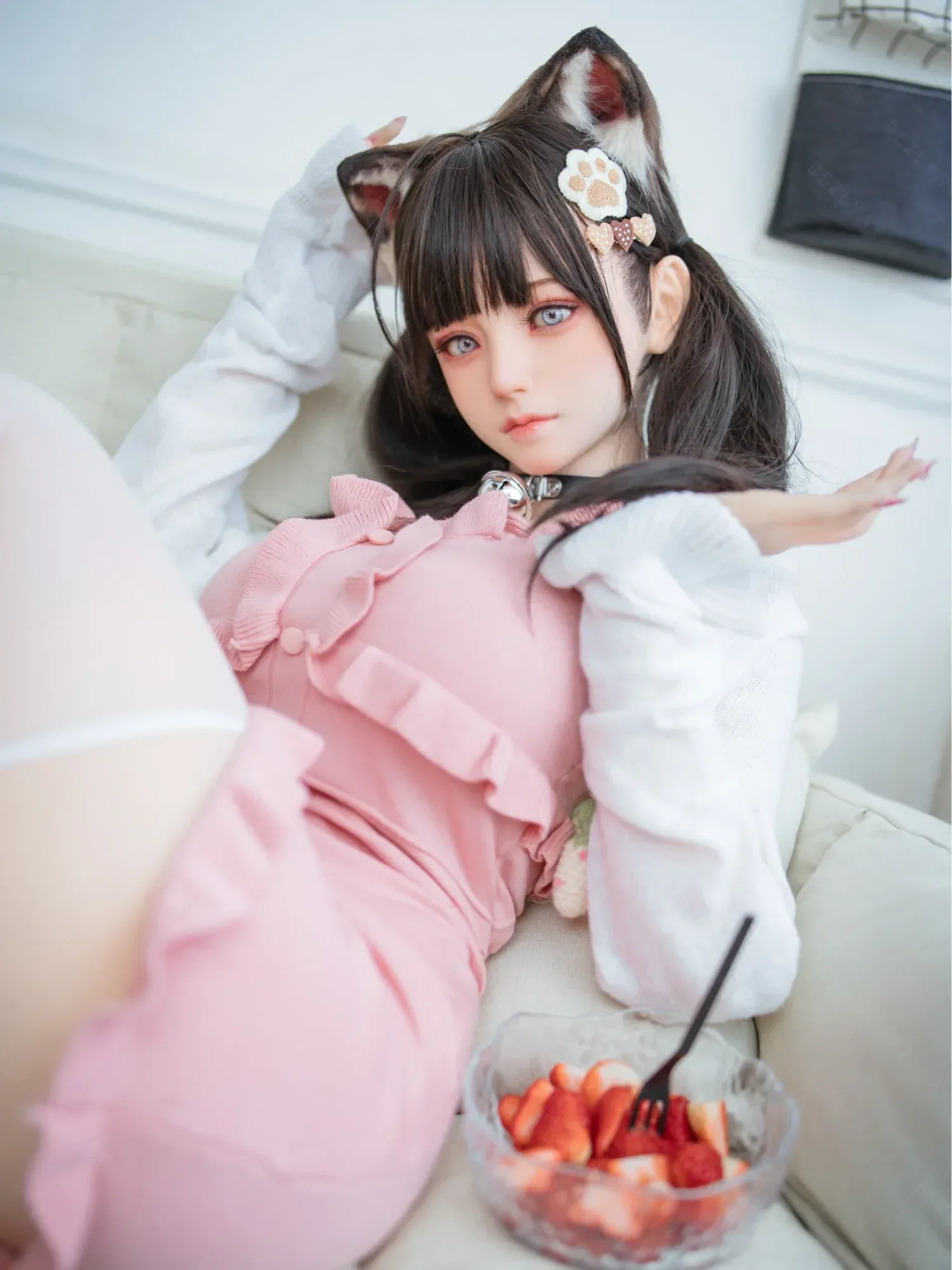 F4795-155Mcm(5.1ft)-40kg 2.0 G Cup Asian Robot Anime Silicone Head Cute Teen Sex Doll|Bezlya Doll view 9