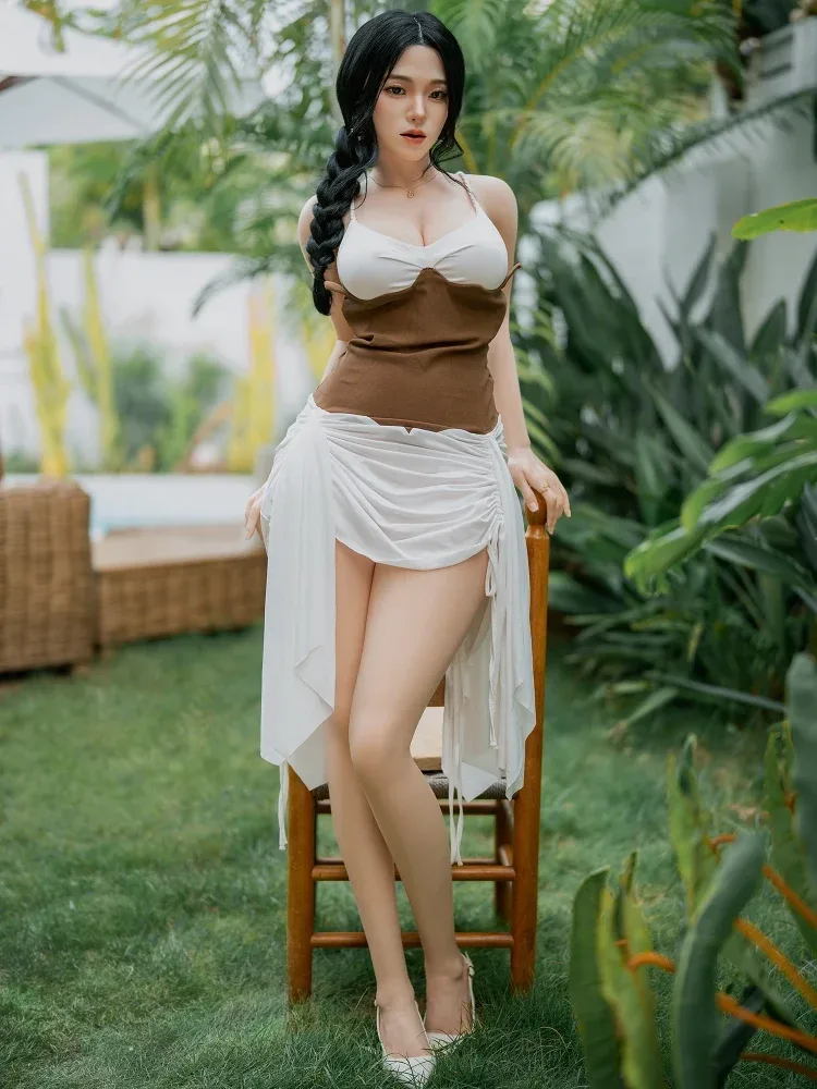 F2532- 164cm(5.4ft) D Cup M26# Sexy ROS Movable Jaw Silicone Sex Doll | SY Doll view 3