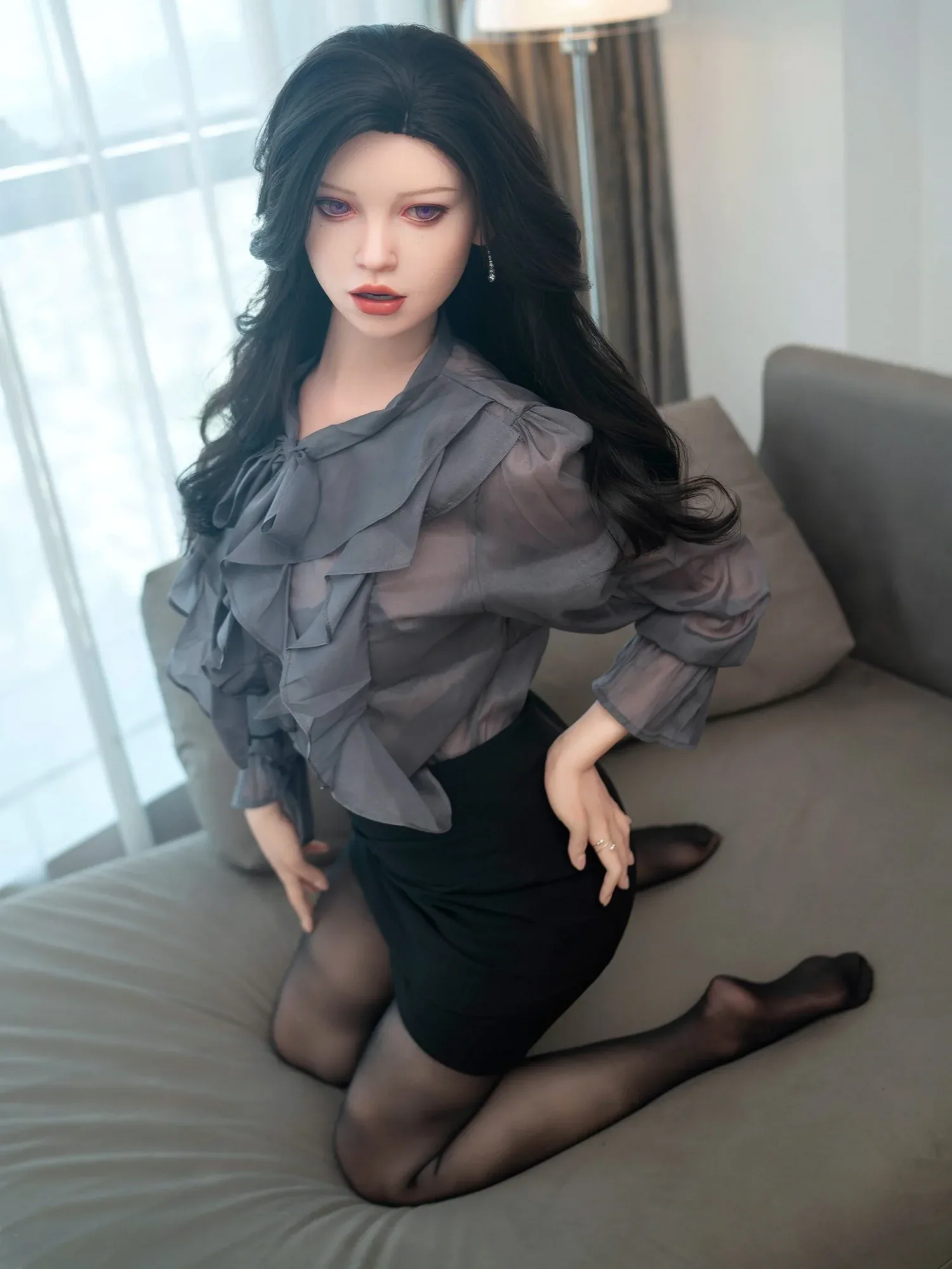 F6160—165cm\/5ft4-37.5kg F Cup Asian Realistic Lifesize Silicone Celebrity Sex Doll | Zelex Doll view 7