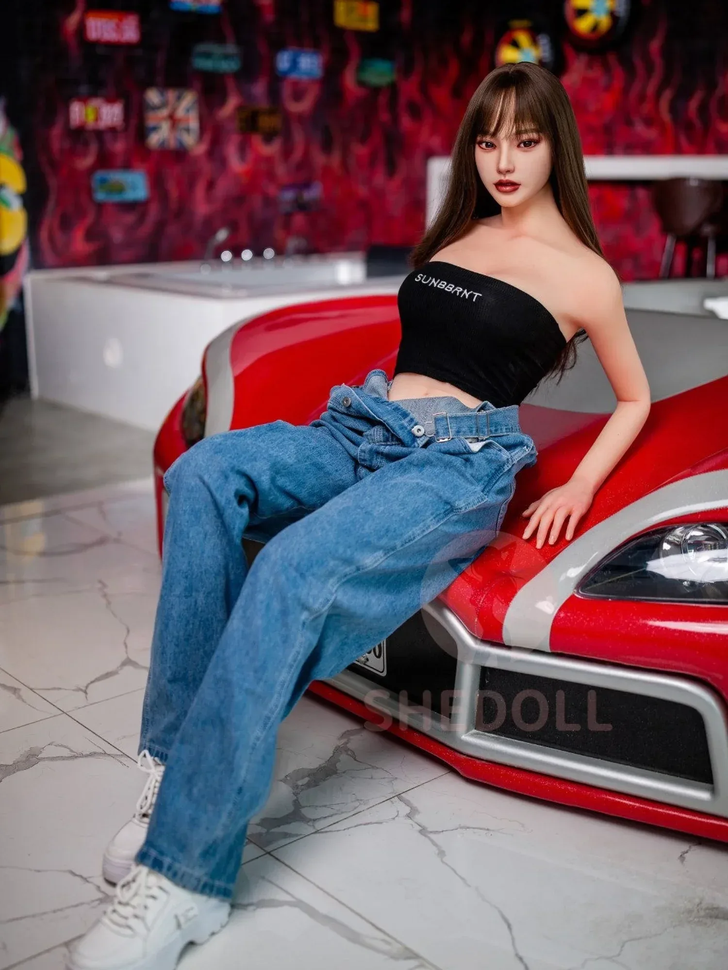 F5877—158cm\/5ft2-38kg C Cup Asian Silicone Head TPE Body Sex Doll | SHEDOLL view 12