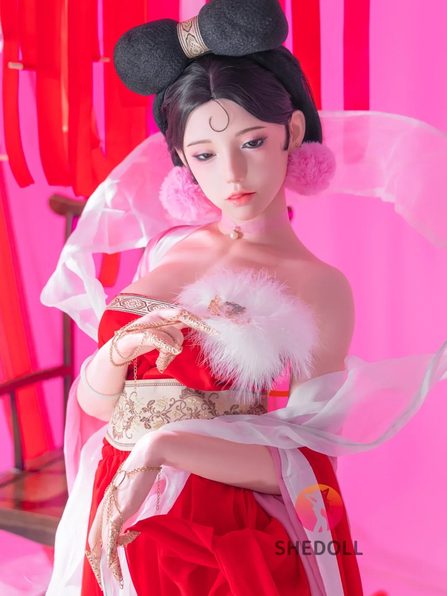F6069—168cm\/5ft5-47kg D Cup Asian ROS Silicone Sex Doll | SHEDOLL