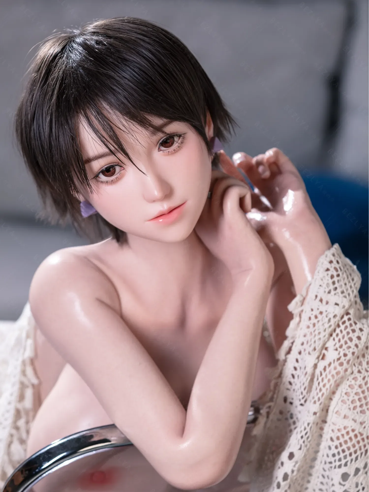 F4700-157cm(5.2ft)-36.2kg 2.2cf K Cup ROS Asian Chinese Silicone Sex Doll|AITIA Doll view 12
