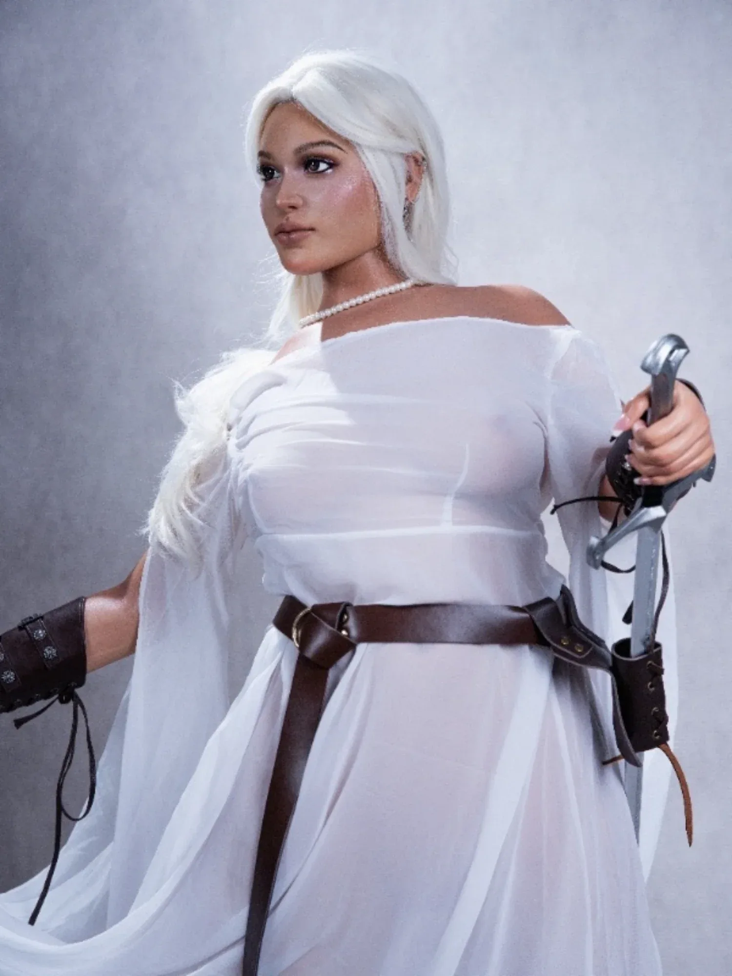 F6111—165cm\/5.4ft-36kg D Cup ROS Silicone Realistic BBW Sex Doll【Weight Reduction】| IDO Doll view 4