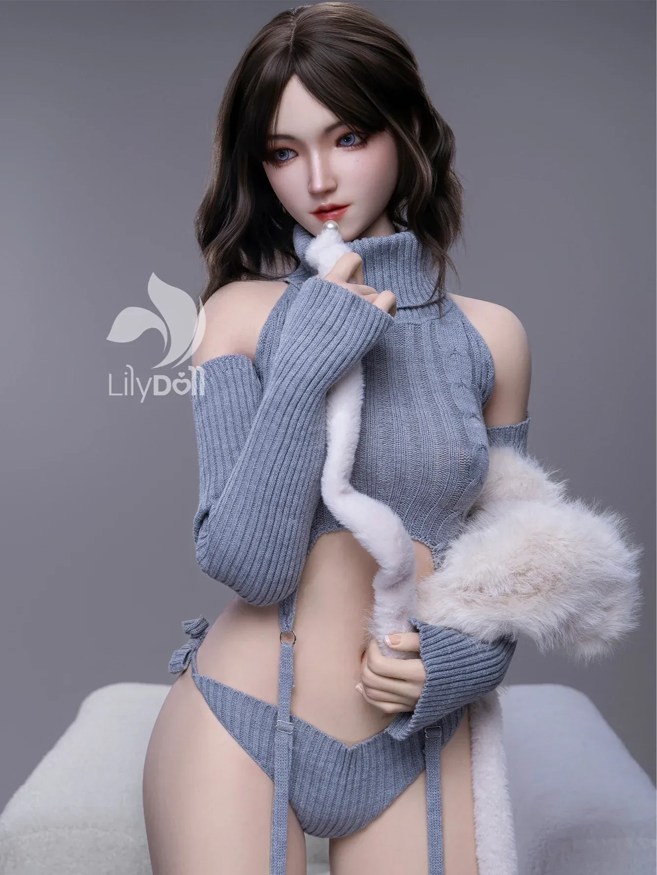 F7573—159cm\/5ft2-40kg B Cup TPE Body + Silicone Head Asian Sex Doll | LilyDoll