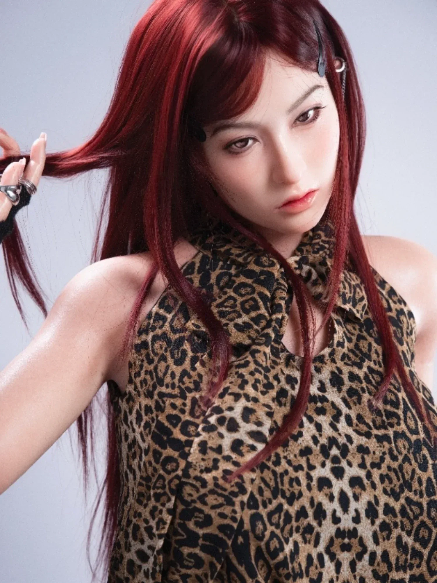 F6121—170cm\/5.6ft-38kg F Cup ROS Silicone Realistic Sex Doll Celebrity【Weight Reduction】| IDO Doll view 9