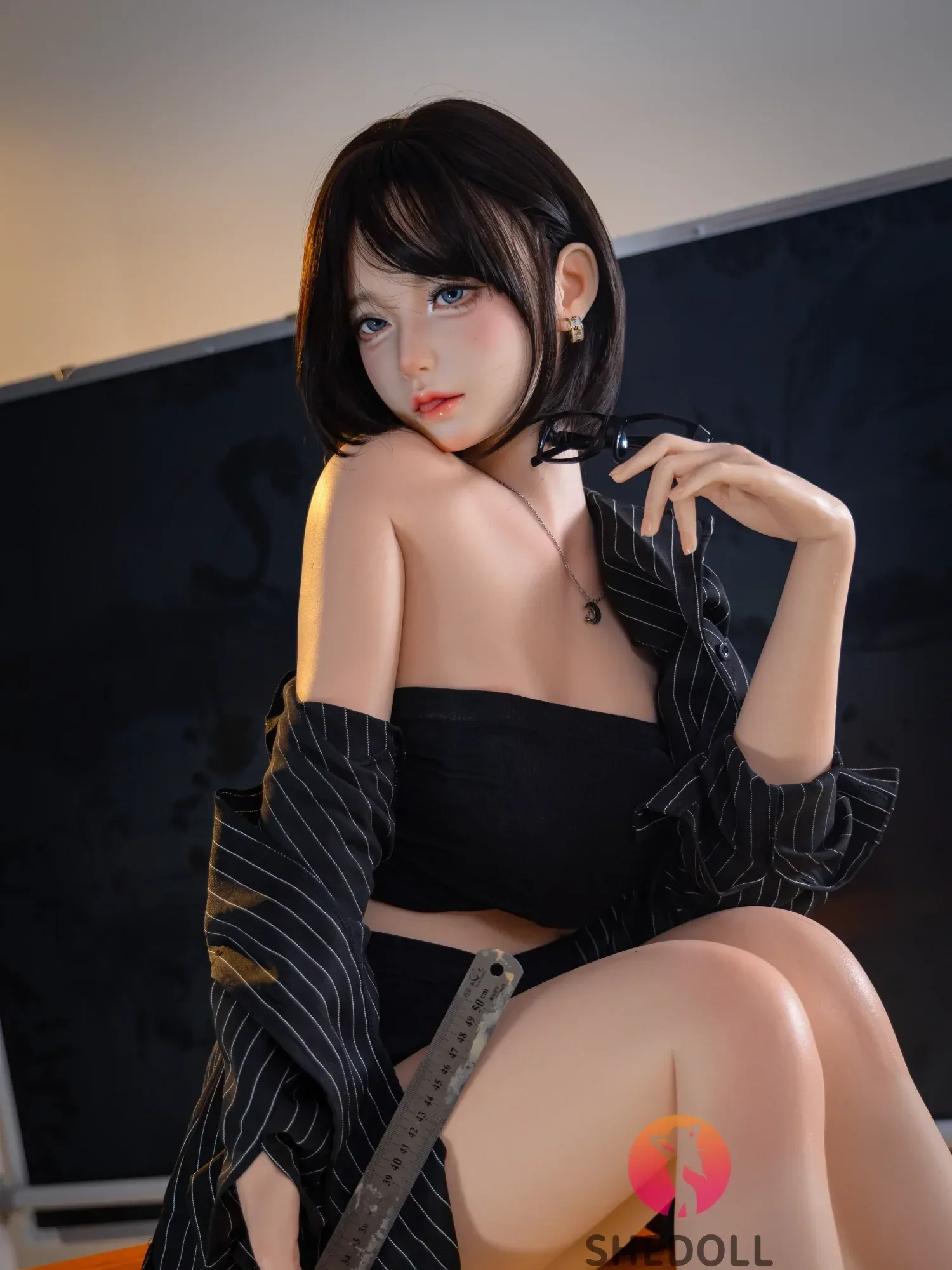 F6091—152cm\/5ft-38kg A Cup Asian ROS Small Breast Silicone Sex Doll | SHEDOLL view 3