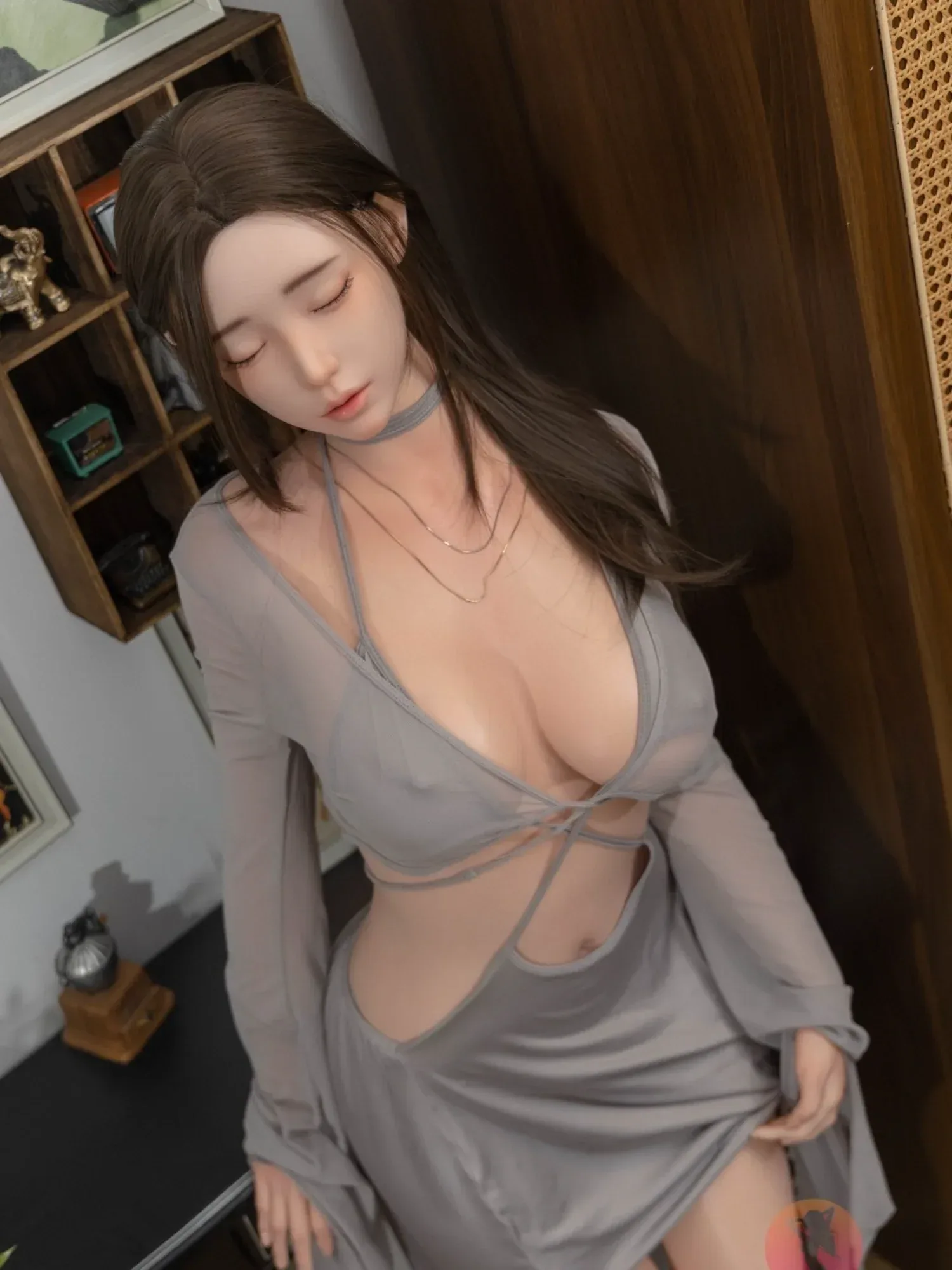 F6080—165cm\/5ft4-56kg E Cup Asian ROS Real Skin Texture Silicone Sex Doll | SHEDOLL view 12