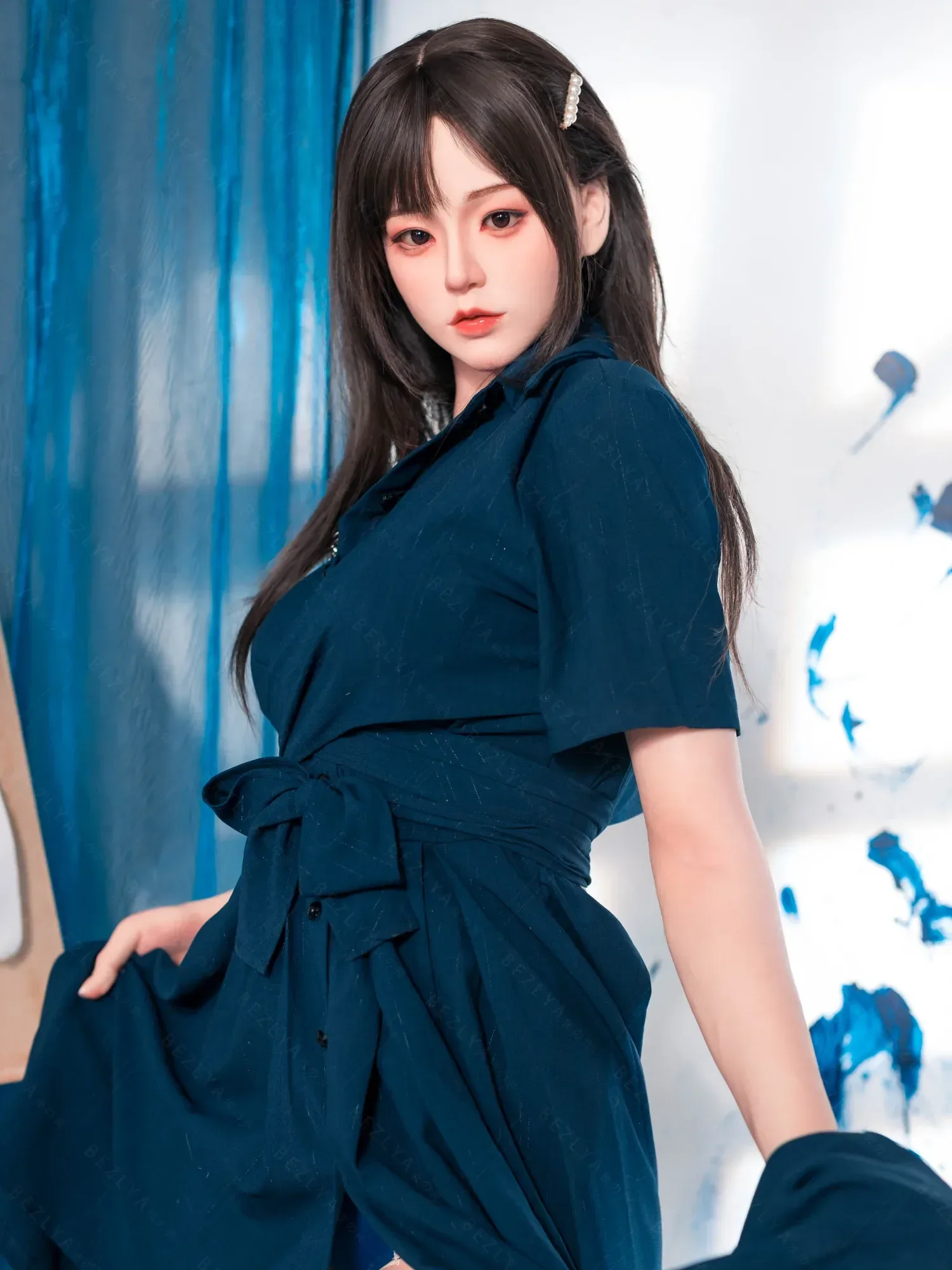 F4772-162cm(5.4ft)-39.5kg 2.2u B Cup Asian Real Silicone Chinese Sex Doll｜AITIA Doll