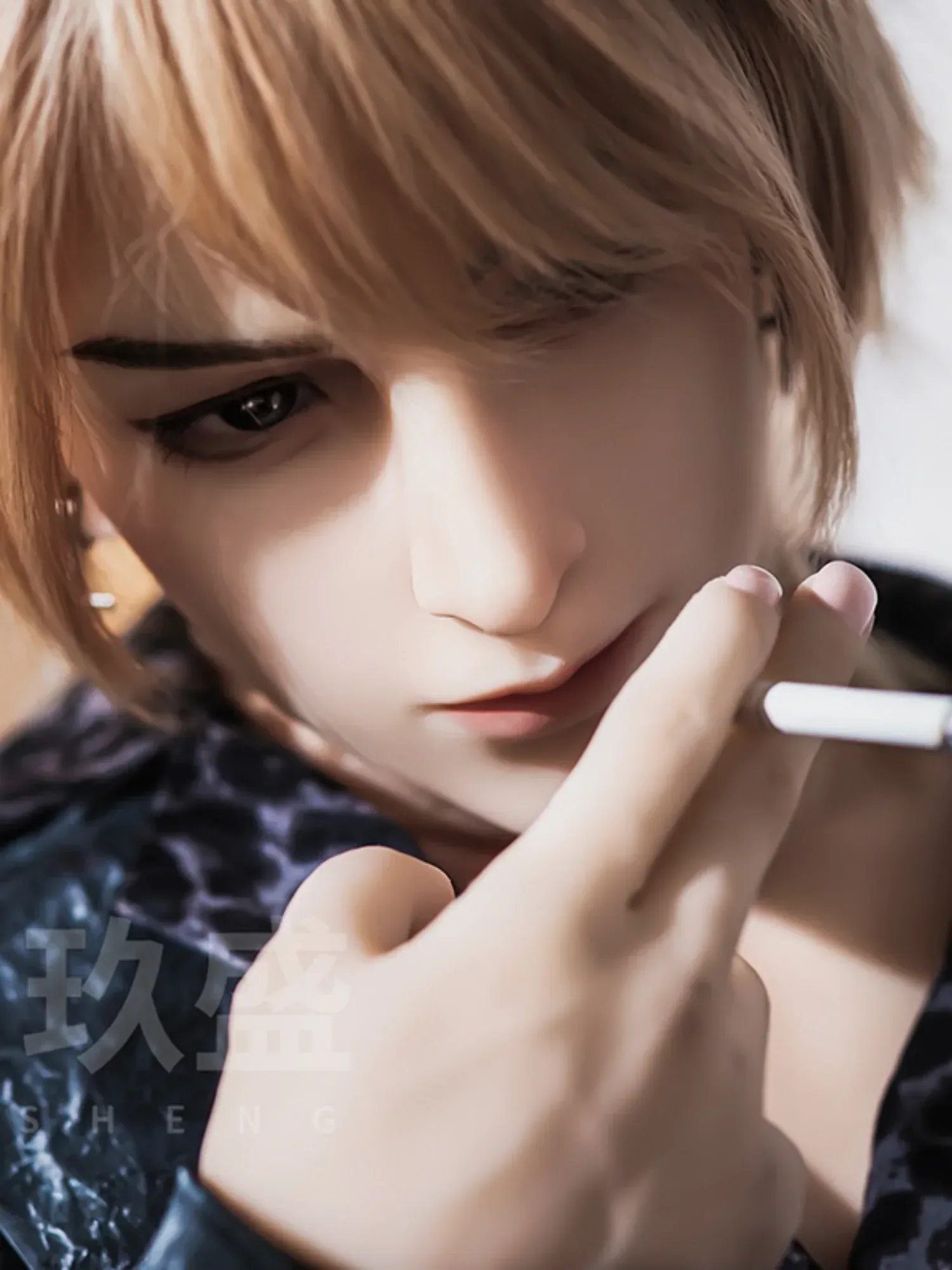 F5690—185cm\/6ft1-45kg Finn 7.09in Dildo Realistic Femboy Sex Doll with Soft Silicone Body - Jiusheng Doll view 6