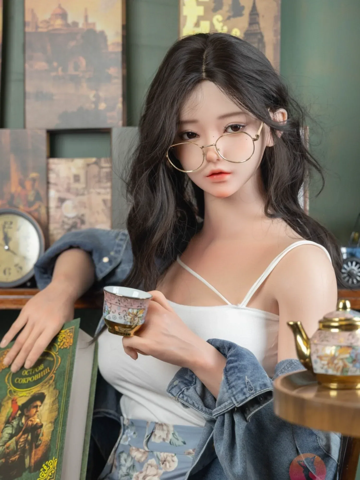 F6081—165cm\/5ft4-56kg E Cup Asian ROS Real Skin Texture Silicone Sex Doll | SHEDOLL view 4