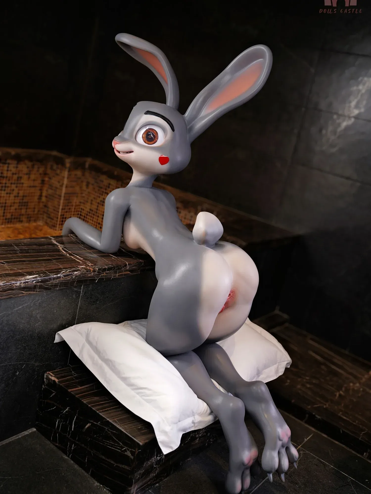 F5707-168cm\/5ft6-40kg A Cup Rabbit Police Officer Anime Flat Chest Best Animal Furry Character Sex Doll｜Doll Castle view 2