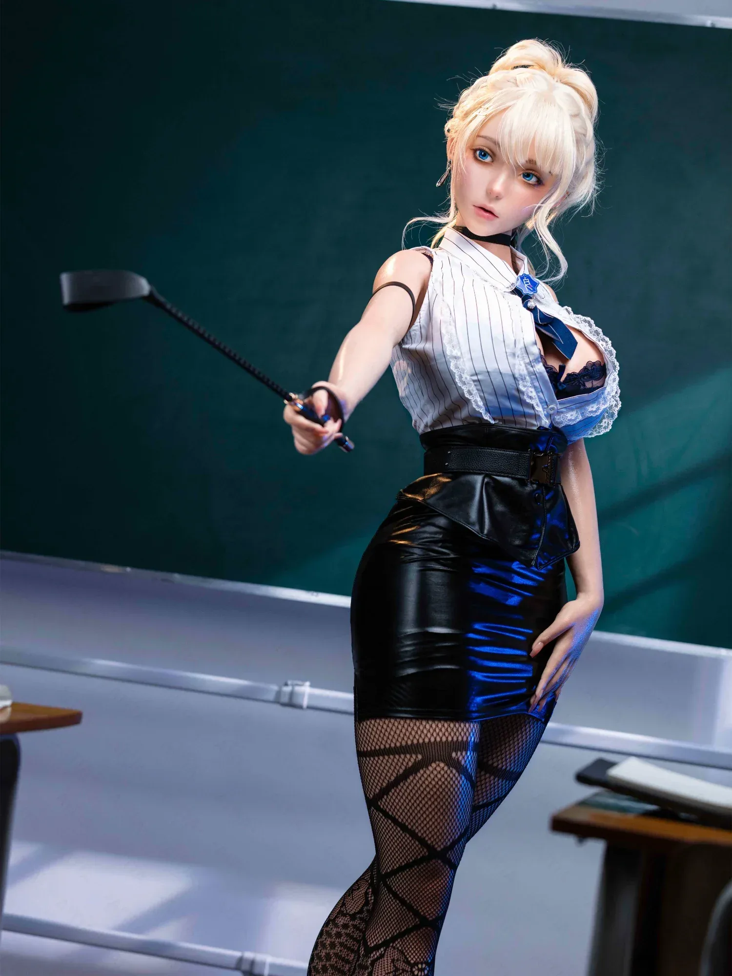 F9299-157cm(5.2ft)-36.2kg 2.2cf K Cup ROS Asian Chinese Silicone Huge Sex Tits|AITIA Doll view 9