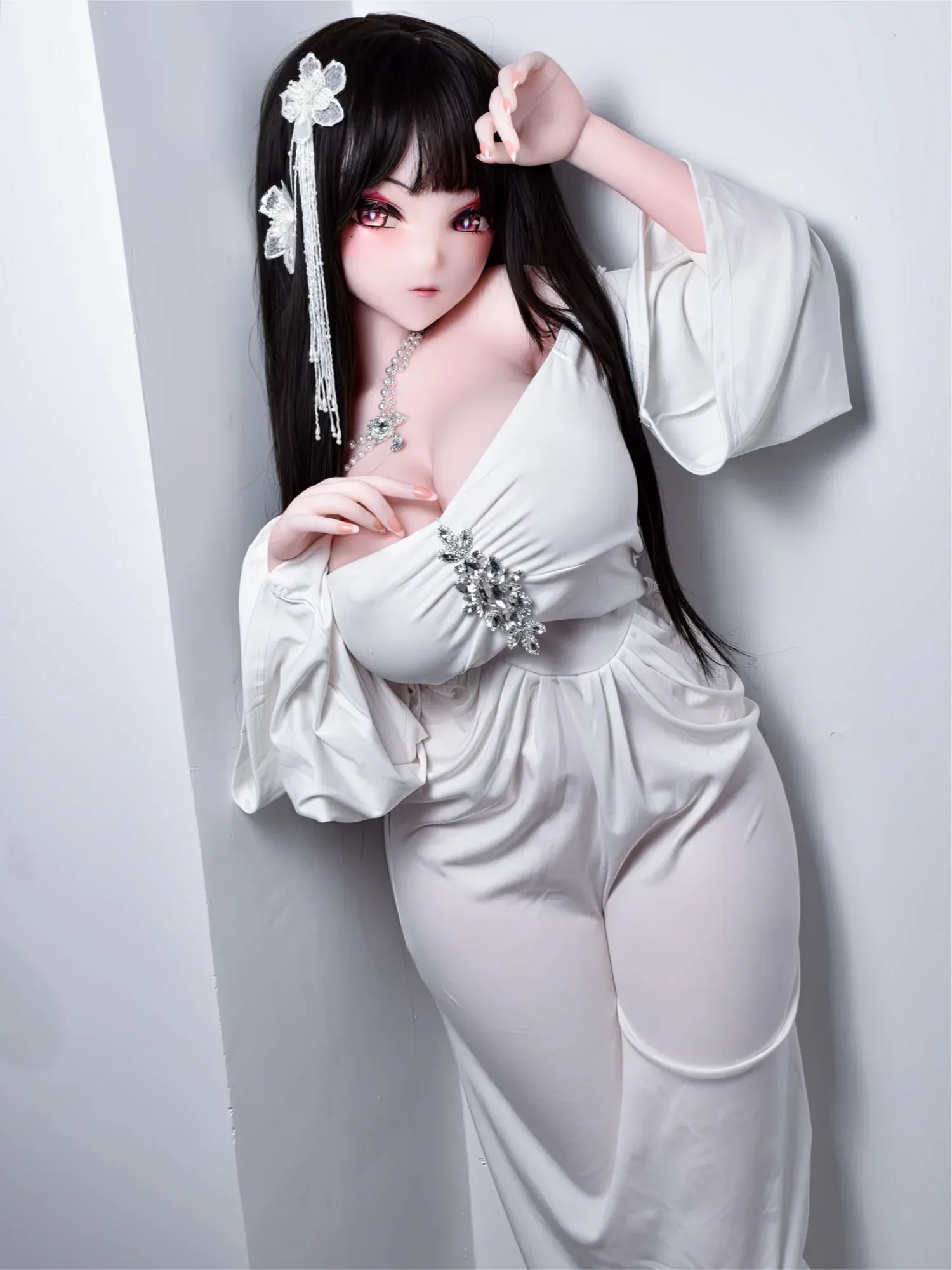 F9406-163cm\/5ft4-39kg Silicone Anime Hentai Sex Toy Female Sex Doll | Elsa Babe view 5