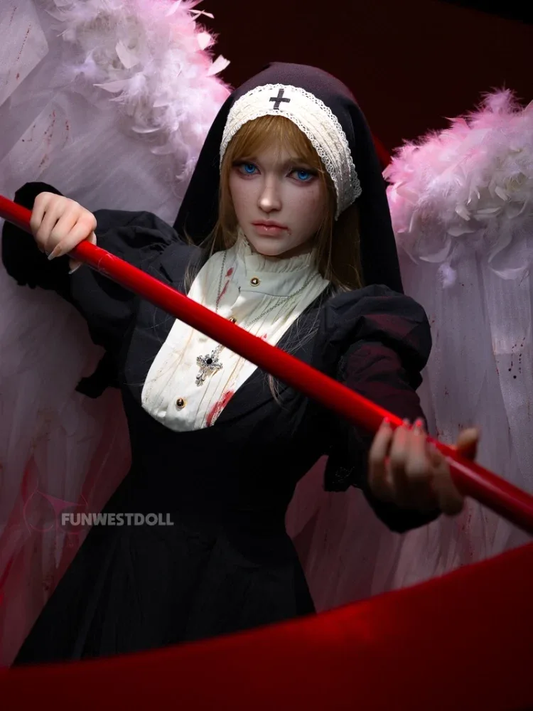 F2535-159cm(5.2ft)-37kg A Cup Halloween Realistic Skin Texture Silicone Sex Doll | Fun West Doll view 2
