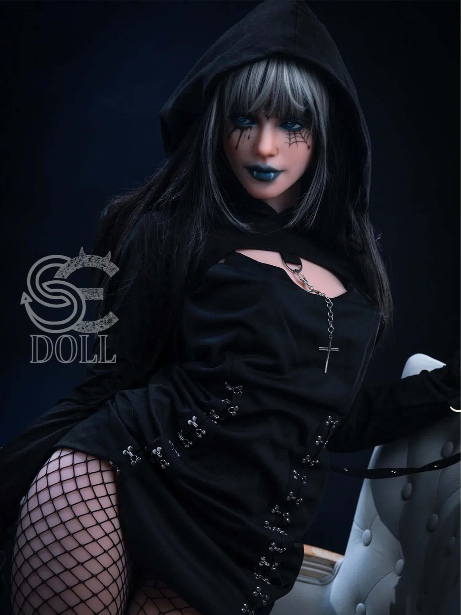 F3737-166cm(5ft5)-34.5kg Heloise C Cup TPE Fantasy Anime Dark Girl Sex Dolls|SE Doll view 6
