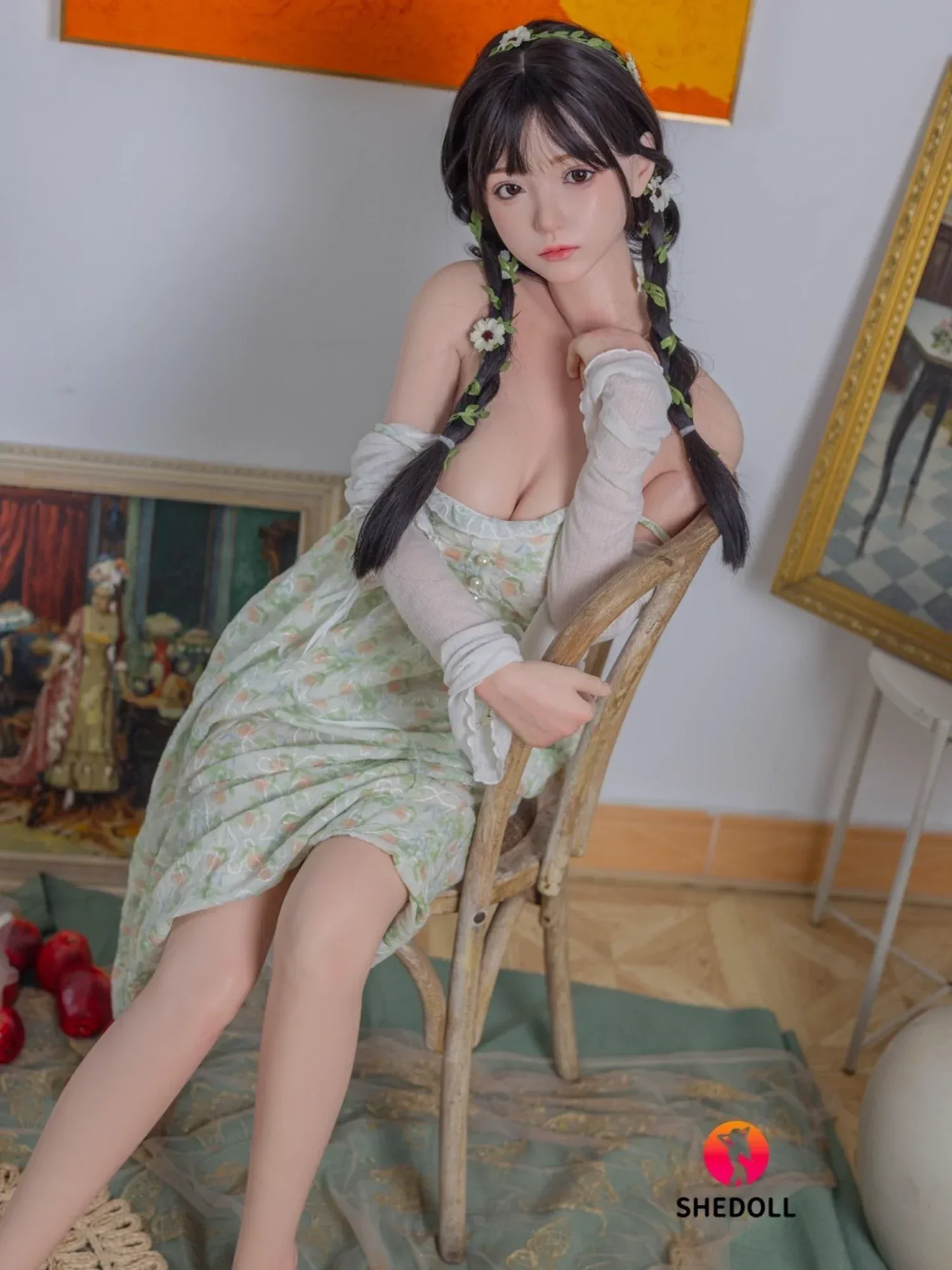 F6005—158cm\/5ft2-47kg C Cup Asian ROS Silicone Sex Doll | SHEDOLL view 2