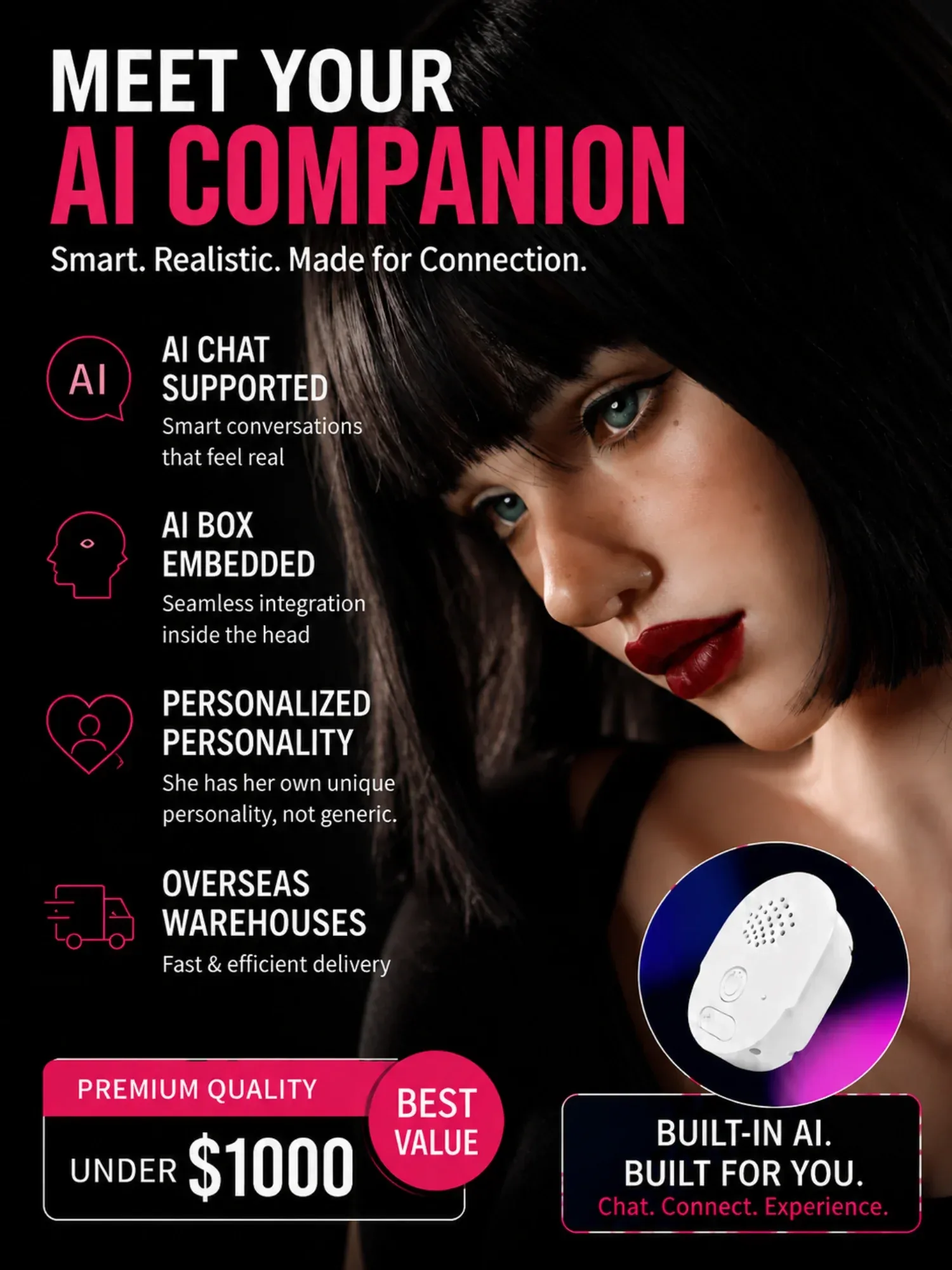 F2457-164cm(5.4ft)-39kg G Cup Life-Size sex with sexual doll Silicone Head Sex Doll【IN STOCK US\/EU】｜Sigafun Doll view 2