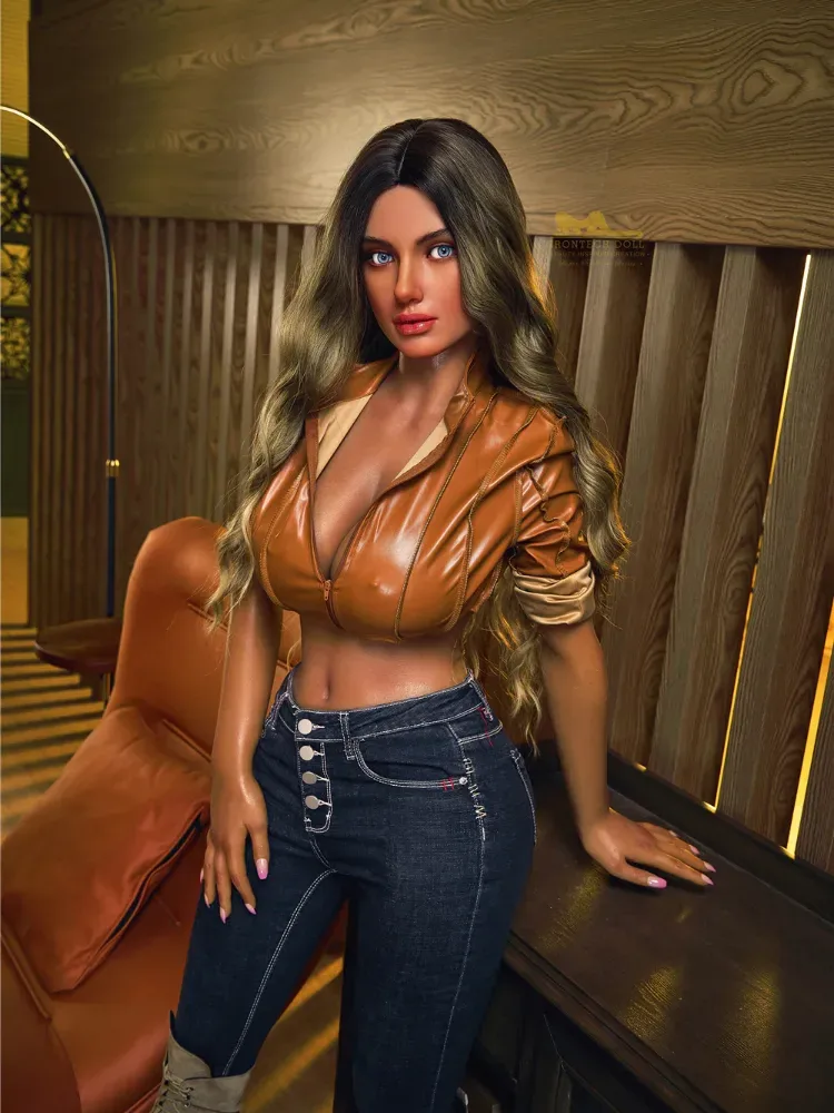 F1266-165cm F Cup Luna Dark Tanned Big Boobs Doll|Irontech Doll view 3