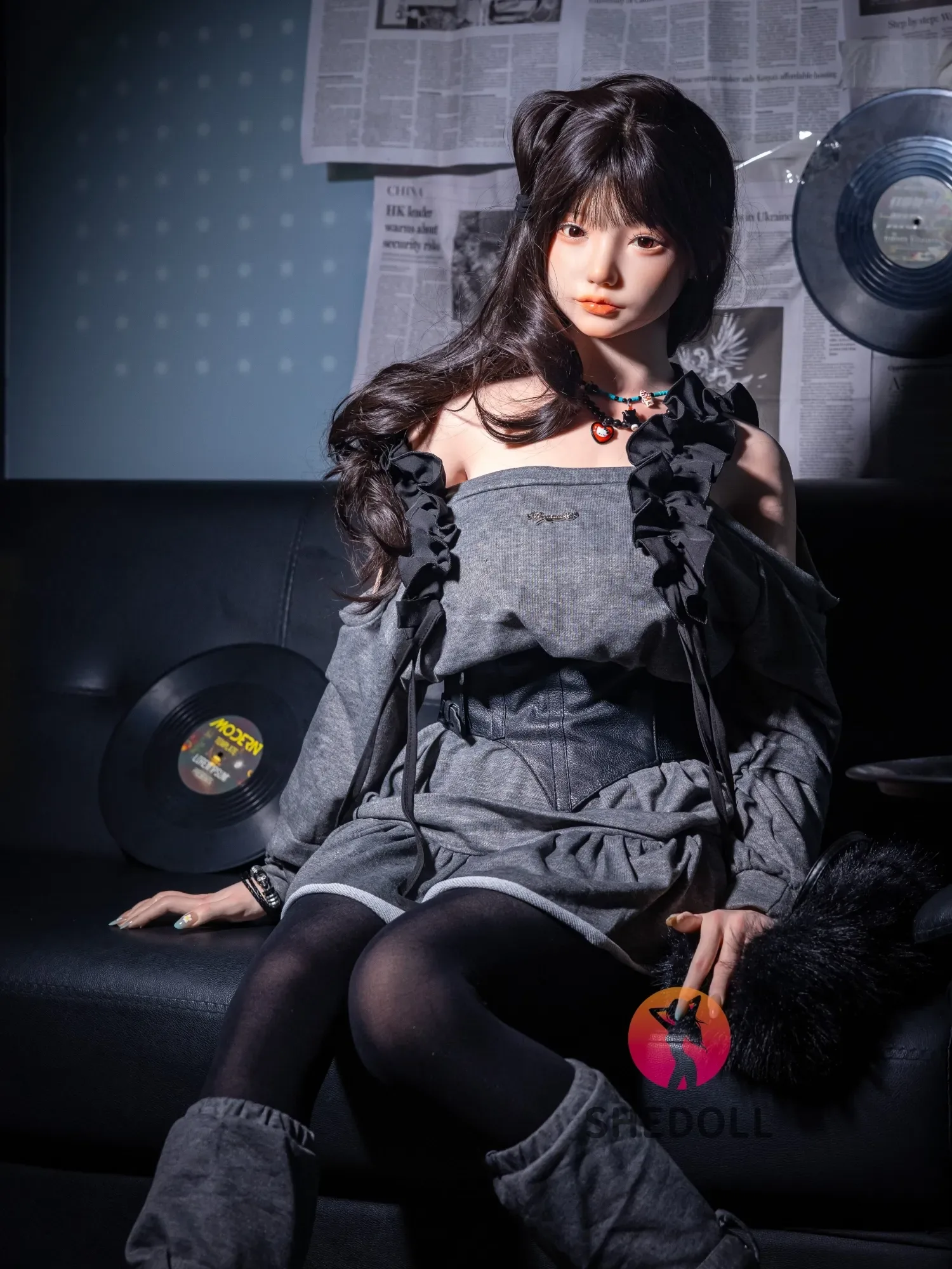 F6167—168cm\/5ft5-47kg D Cup Realistic Asian Sex Doll with ROS Head | SHEDOLL view 7