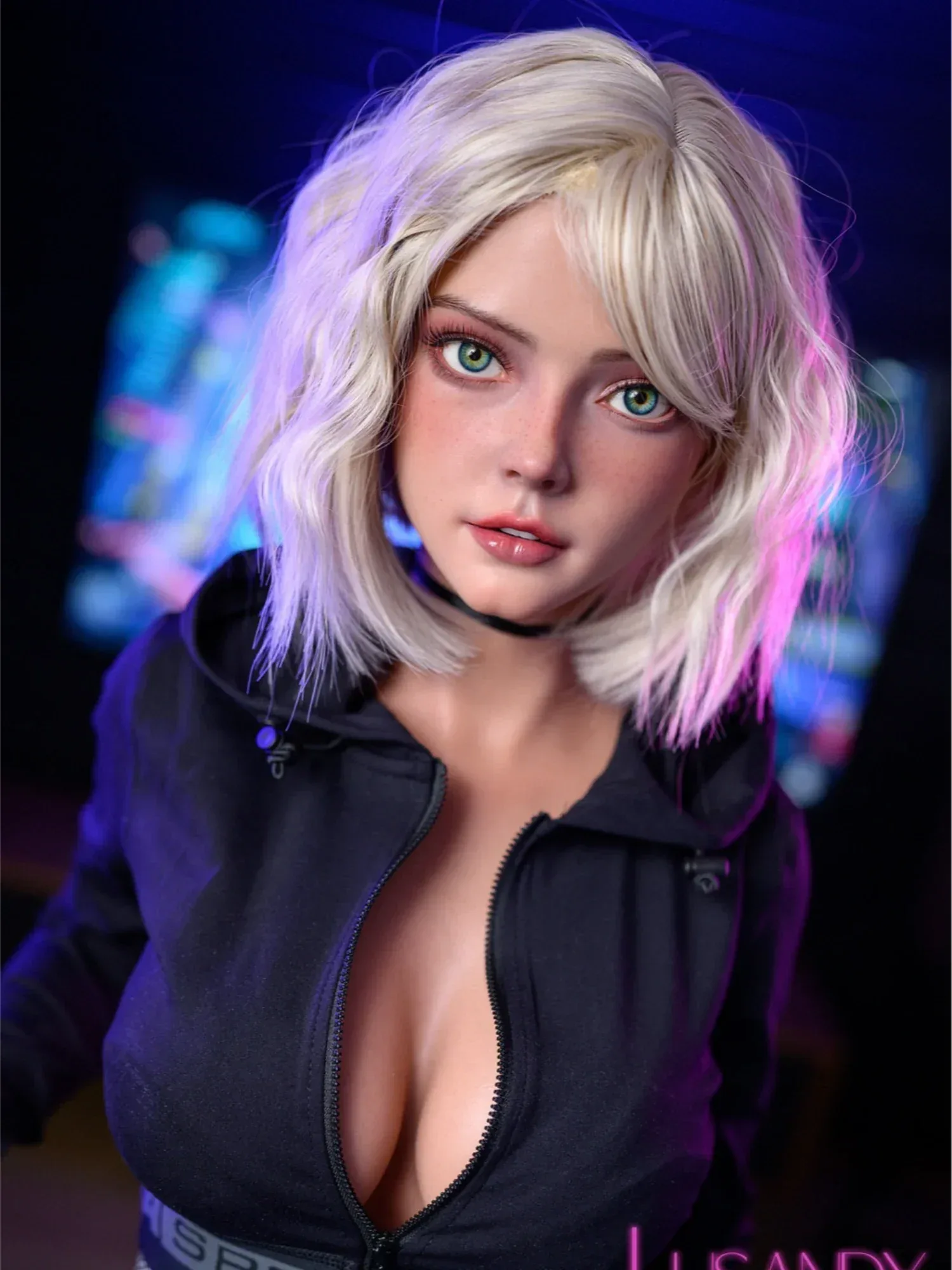 F9399-161cm(5ft3)-37kg Zoe B Cup Silicone Real Sex Doll丨Lusandy doll view 12