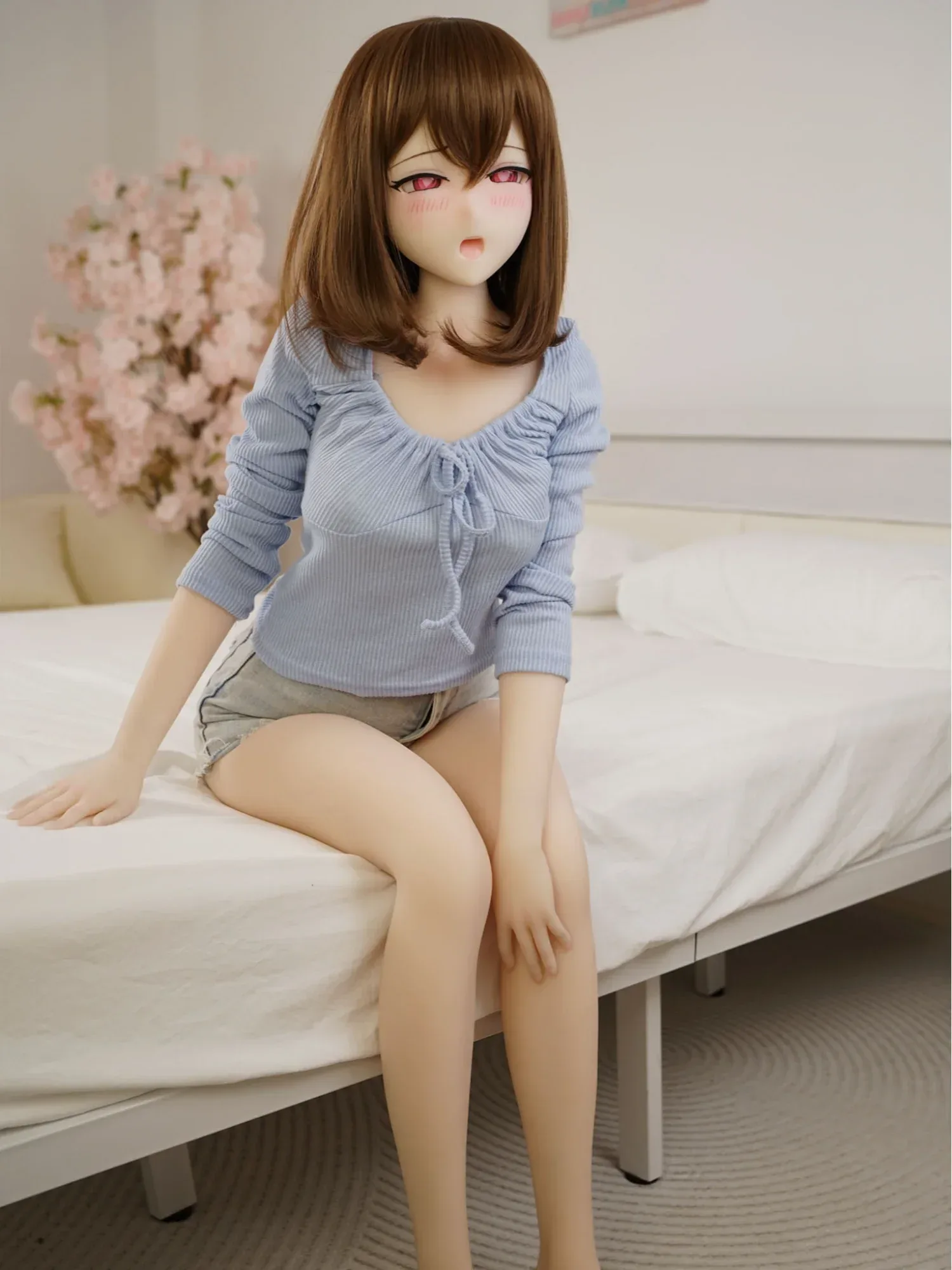 F5773-150cm(4ft11)-32.5kg Mion B Cup S-TPE Animes Gel filled Hentai Sex Doll | IROKEBIJIN Doll view 12