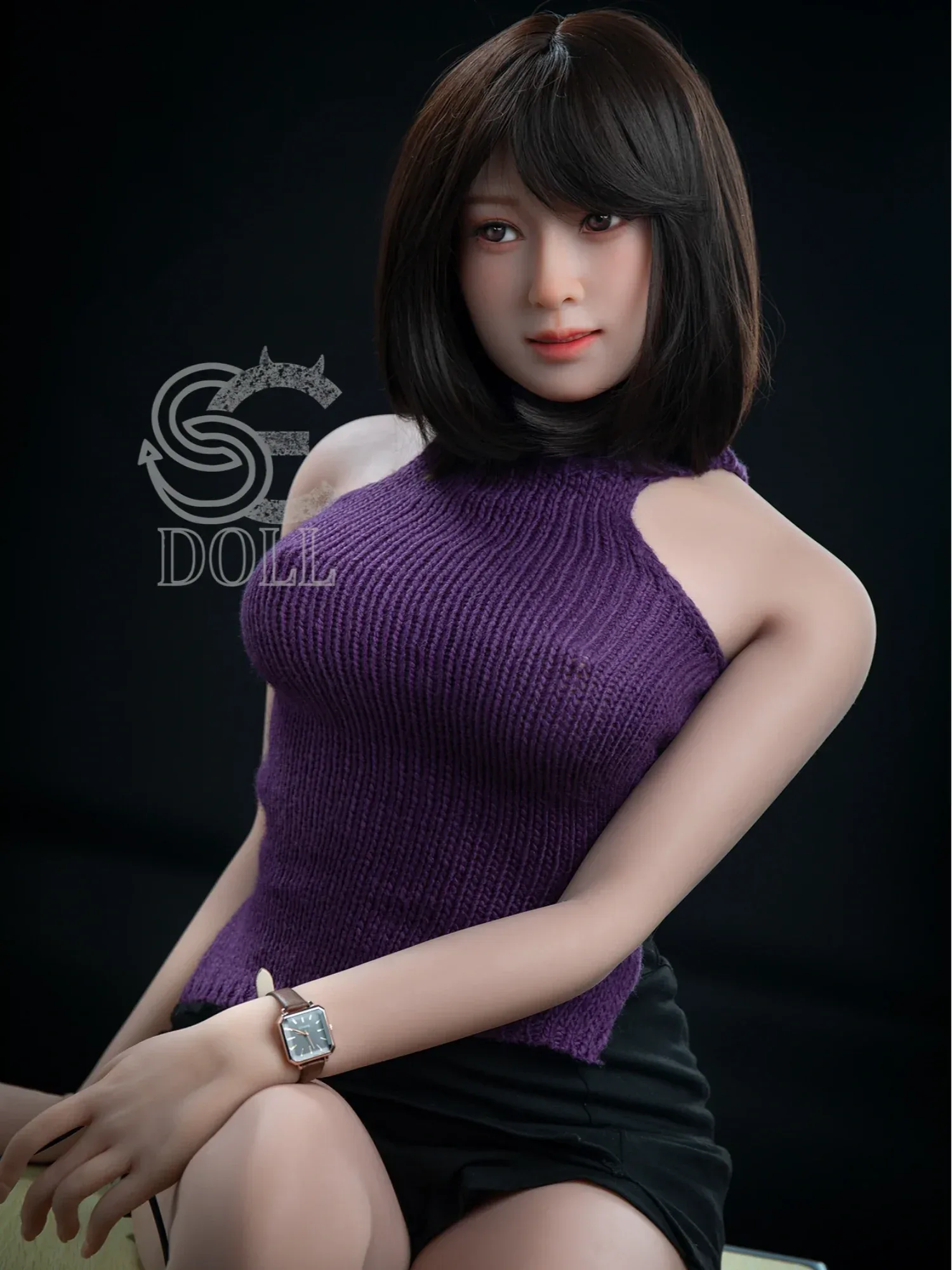 F3716-163cm(5.3ft)-37kg Yutsuki E Cup TPE Glasses China Big Tits 18s Sex Doll|SE Doll view 2