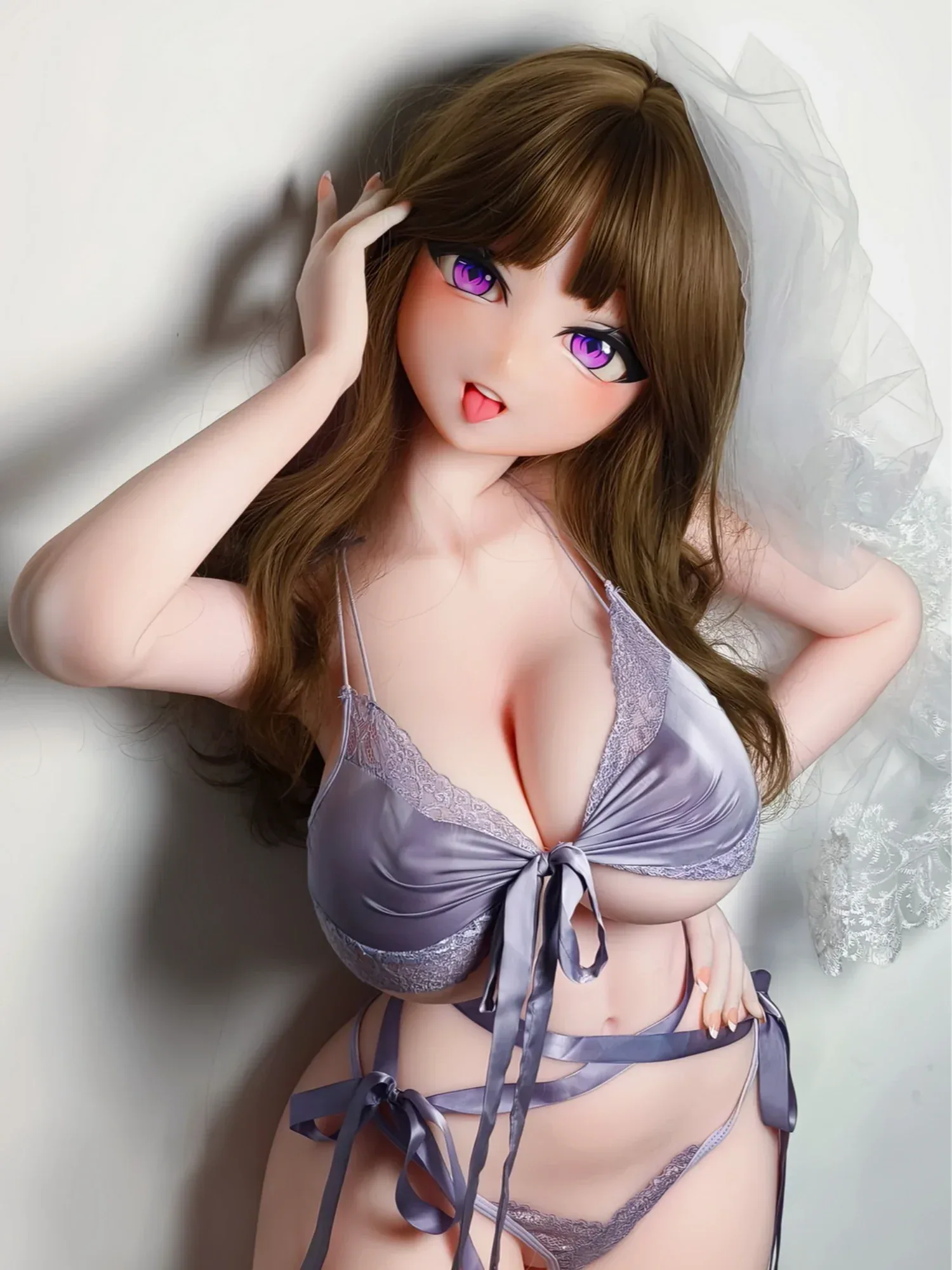 F9308-163cm\/5ft4-39kg Silicone Anime sex doll naked | Elsa Babe view 6