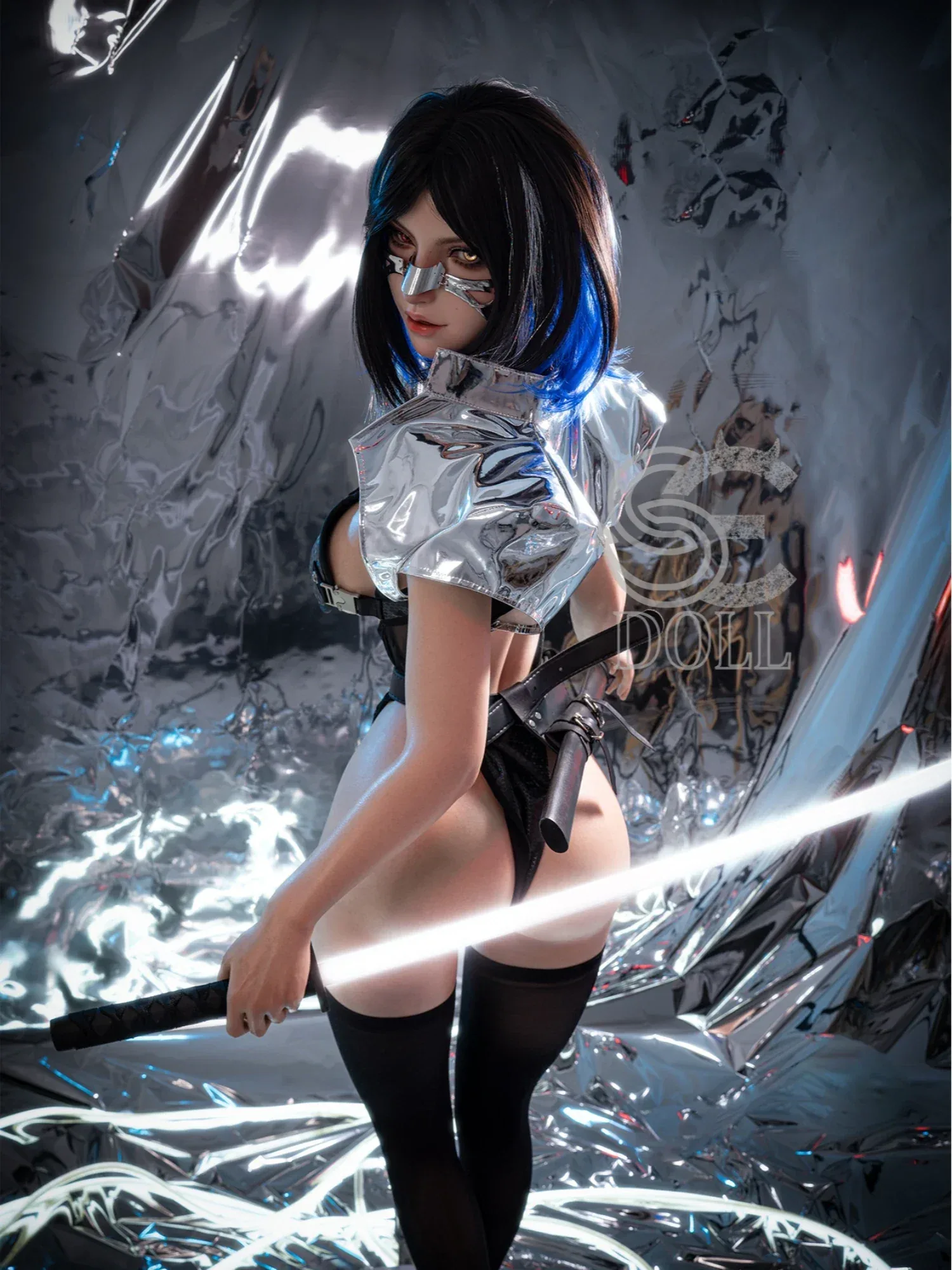 F5615-161cm(5.3ft)-34kg Bridget.E E Cup ROS Silicone Asian Anime AI Robotic Sex Doll|SE Doll view 9