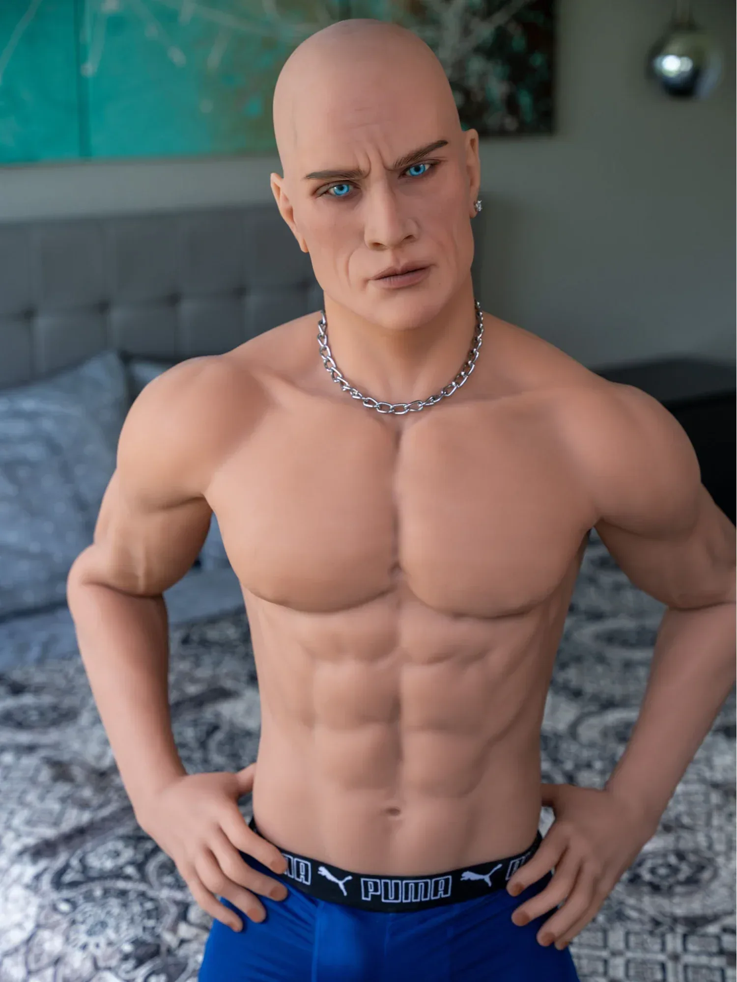 F1654-170cm\/5ft7(40kg) Femboy Muscular Male TPE Sex Doll | Doll Forever