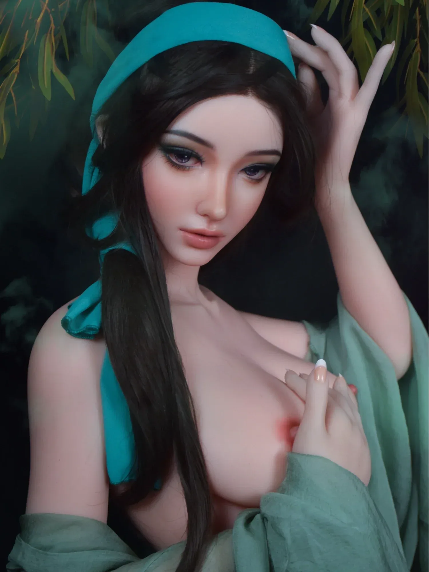 F1560-165cm\/5ft4(34.7kg) Full Silicone Sexy Chinese Robot Sex Dolls | Elsa Babe view 5