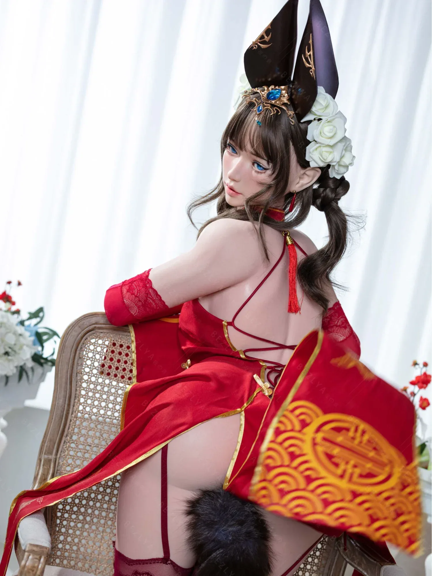 F5947-155Rcm(5.12ft)-32.5kg 2.2 A Cup Silicone Adult Asian Sex Doll|AITIA Doll view 11