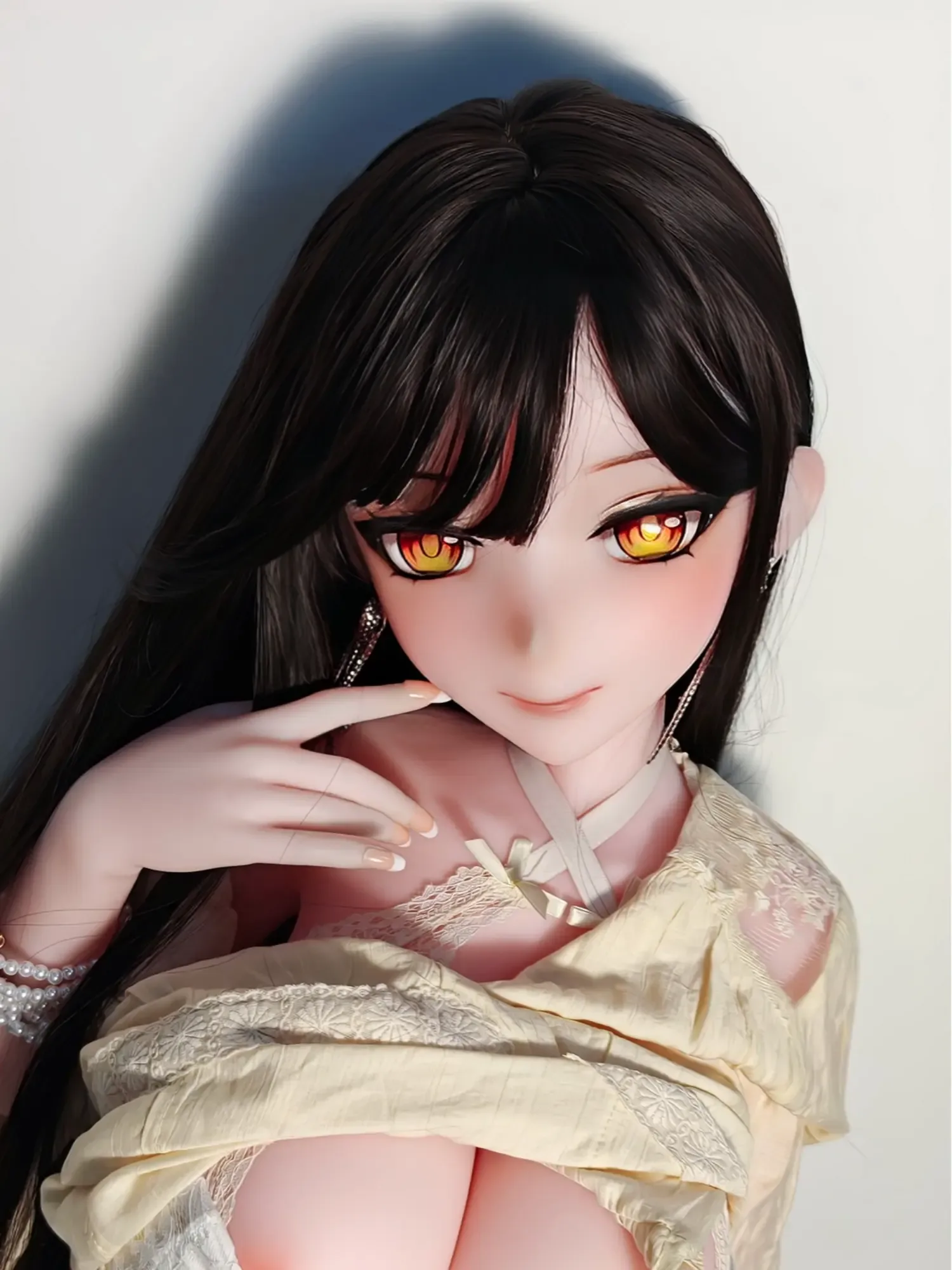 F8500-150cm\/5ft-27.5kg Silicone Head Anime Life Sized Sex Hentai doll | Elsa Babe view 8