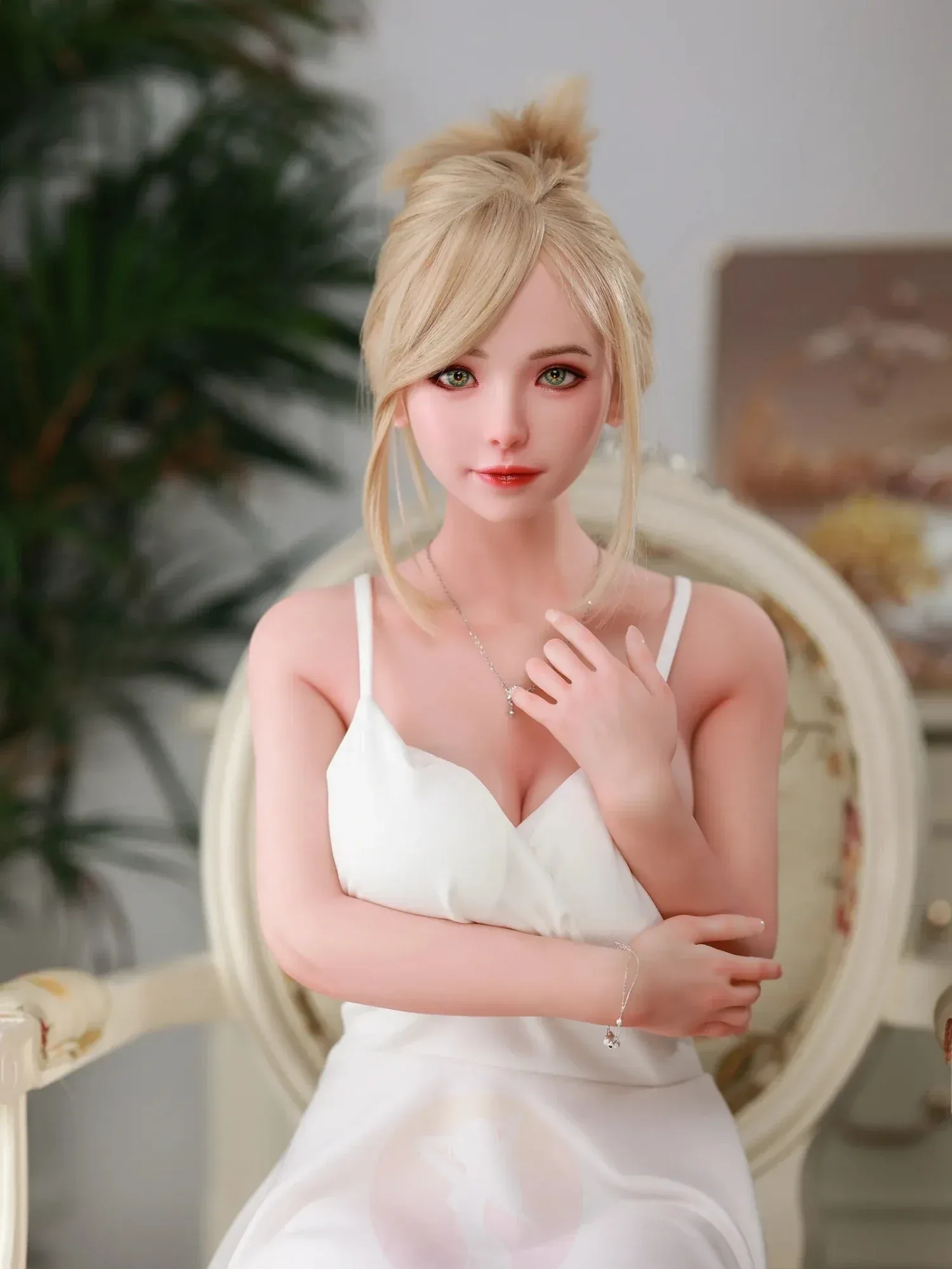 F5896—158cm\/5ft2-38kg C Cup Asian Silicone Head TPE Body Sex Doll | SHEDOLL view 3