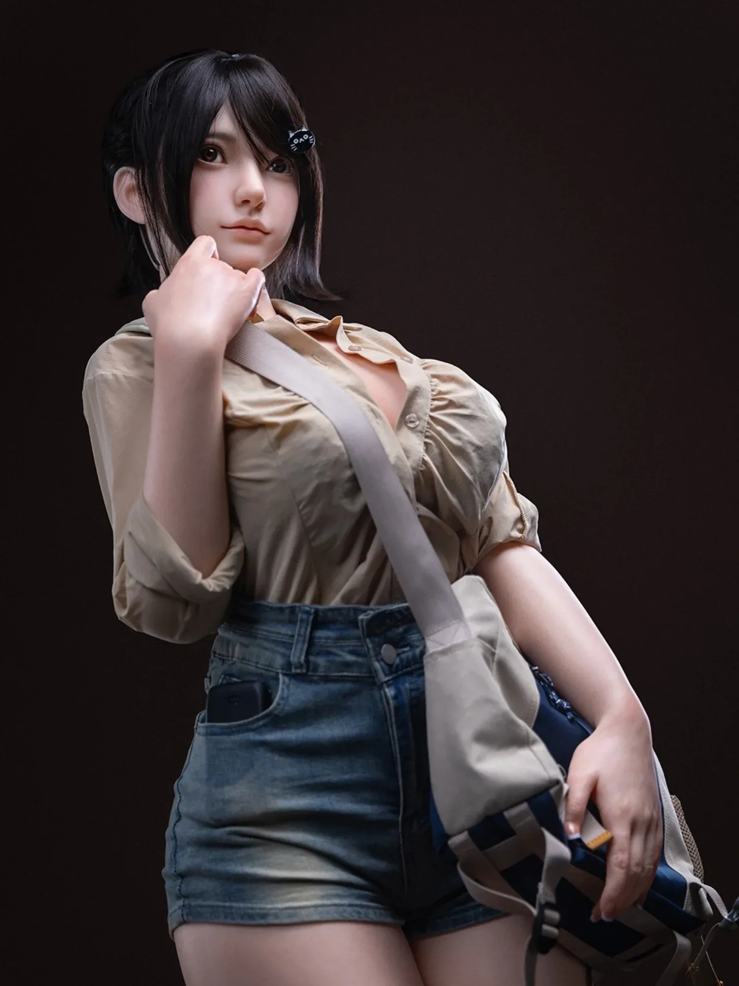 F6157—164cm\/5ft4-30kg G Cup Silicone Asian Sex Doll | Firefly Diary view 6