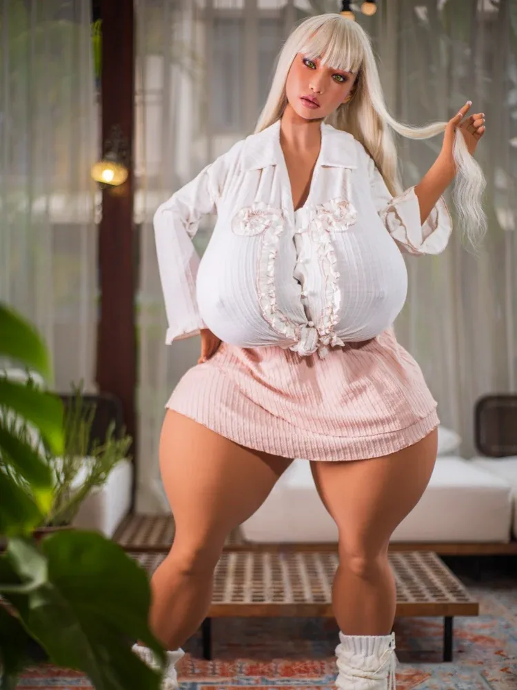 F2344a-151cm(4.9ft)-65kg T Cup Hips Over 155\" Jasmine BBW Biggest Ass Huge Breast Movable Jaw Sex Doll丨Climax Doll Pro view 8