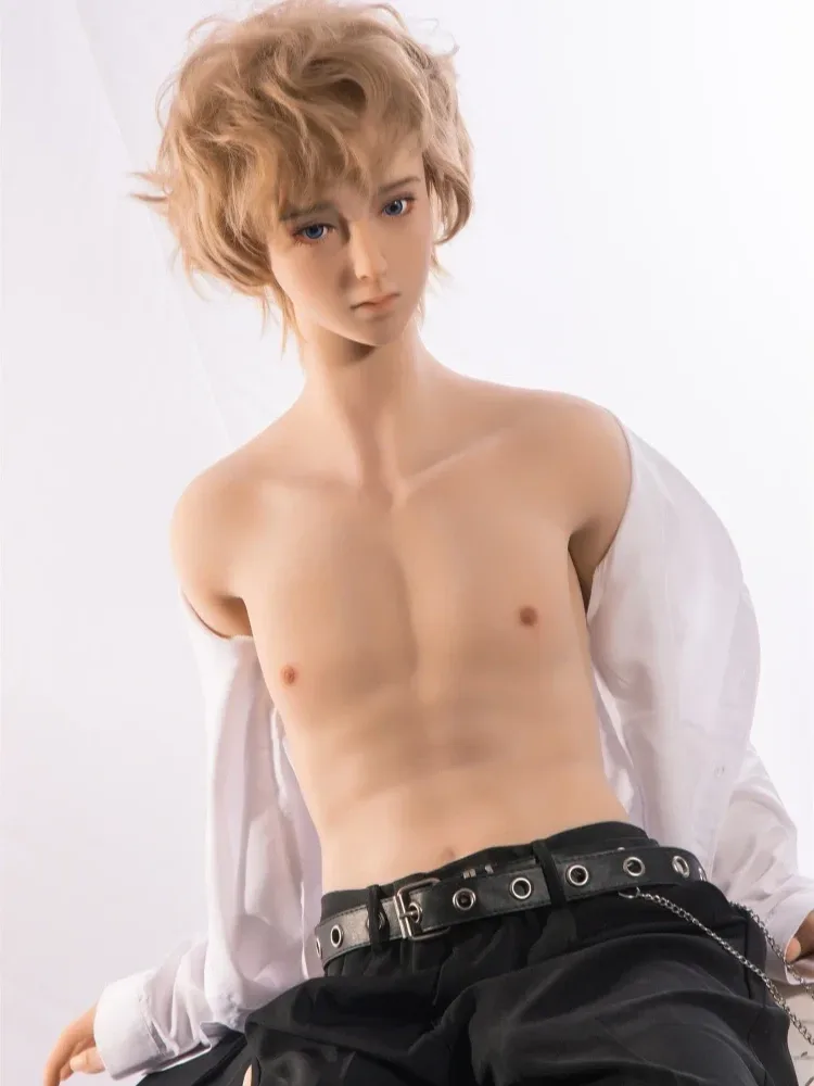 F112-165cm-37kg Edward Golden Hair Tpe Prince Femboy Sex Doll -Qita Doll view 3
