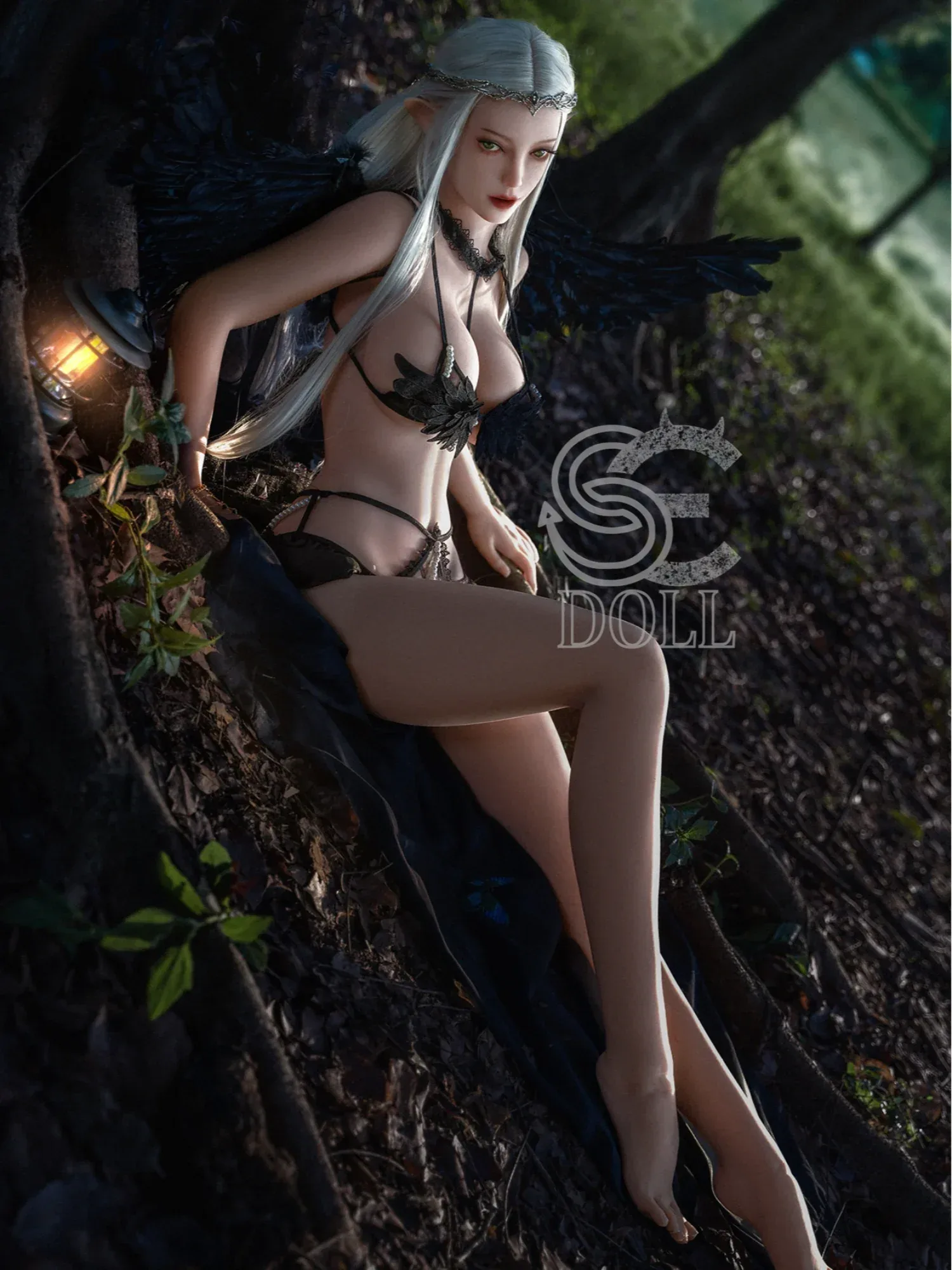 F3685-161cm(5.3ft)-35kg Samantha F Cup TPE Fantasy Demon Elf robot sex doll|SE Doll view 10