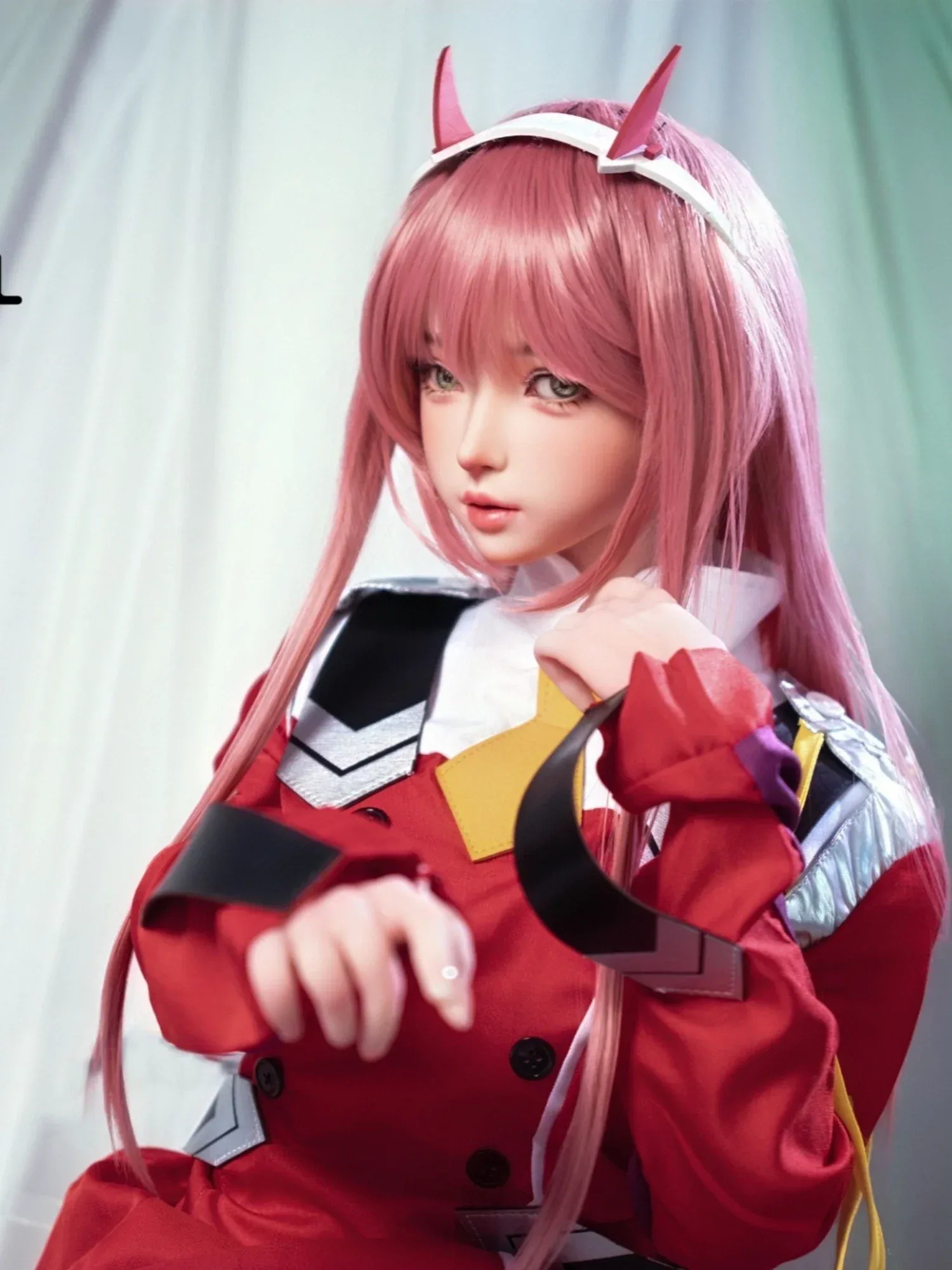 F6094—152cm\/5ft-33kg A Cup Flat Chest Asian ROS Silicone Head TPE Body Sex Doll | SHEDOLL view 2