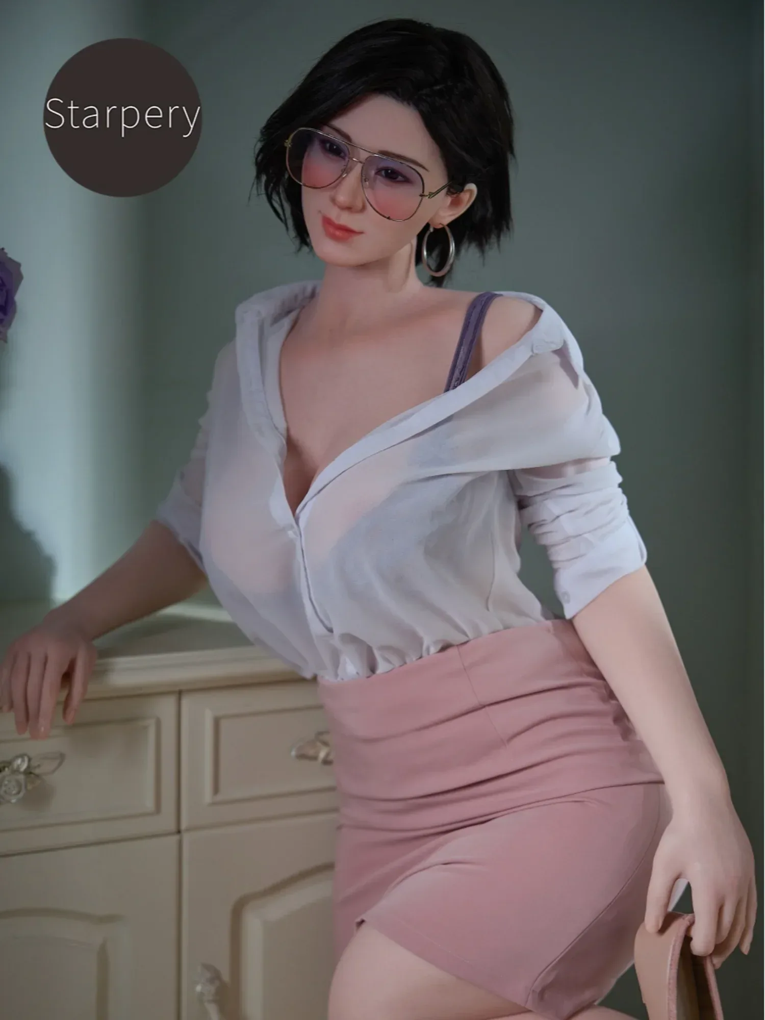 F9145-165cm\/5ft5 G Cup Realistic Silicone Milf Full Body Sex Dolls | Starpery Doll