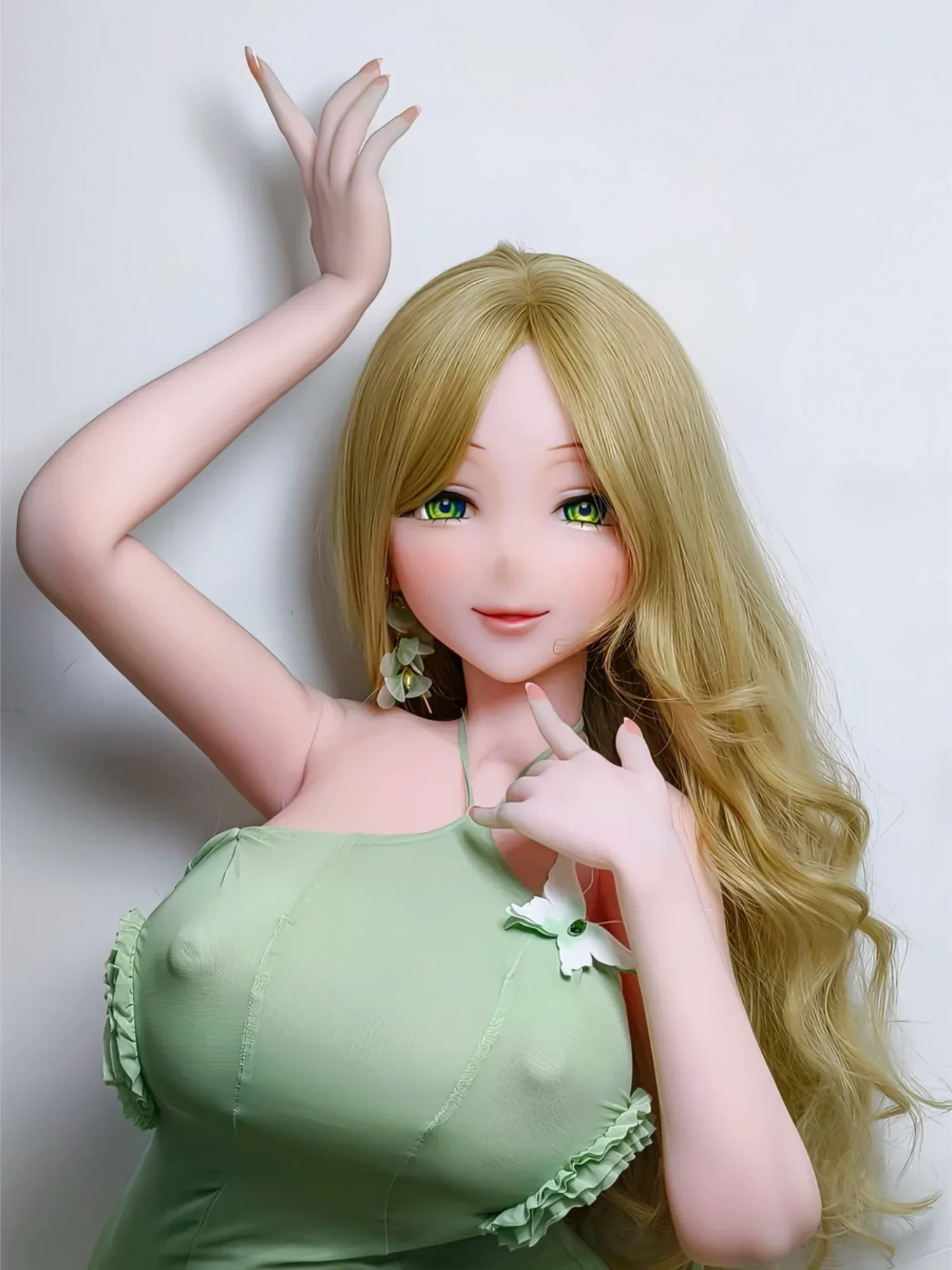 F9326-163cm\/5ft4-39kg Silicone Anime Life Sized Sex Dolls | Elsa Babe view 7