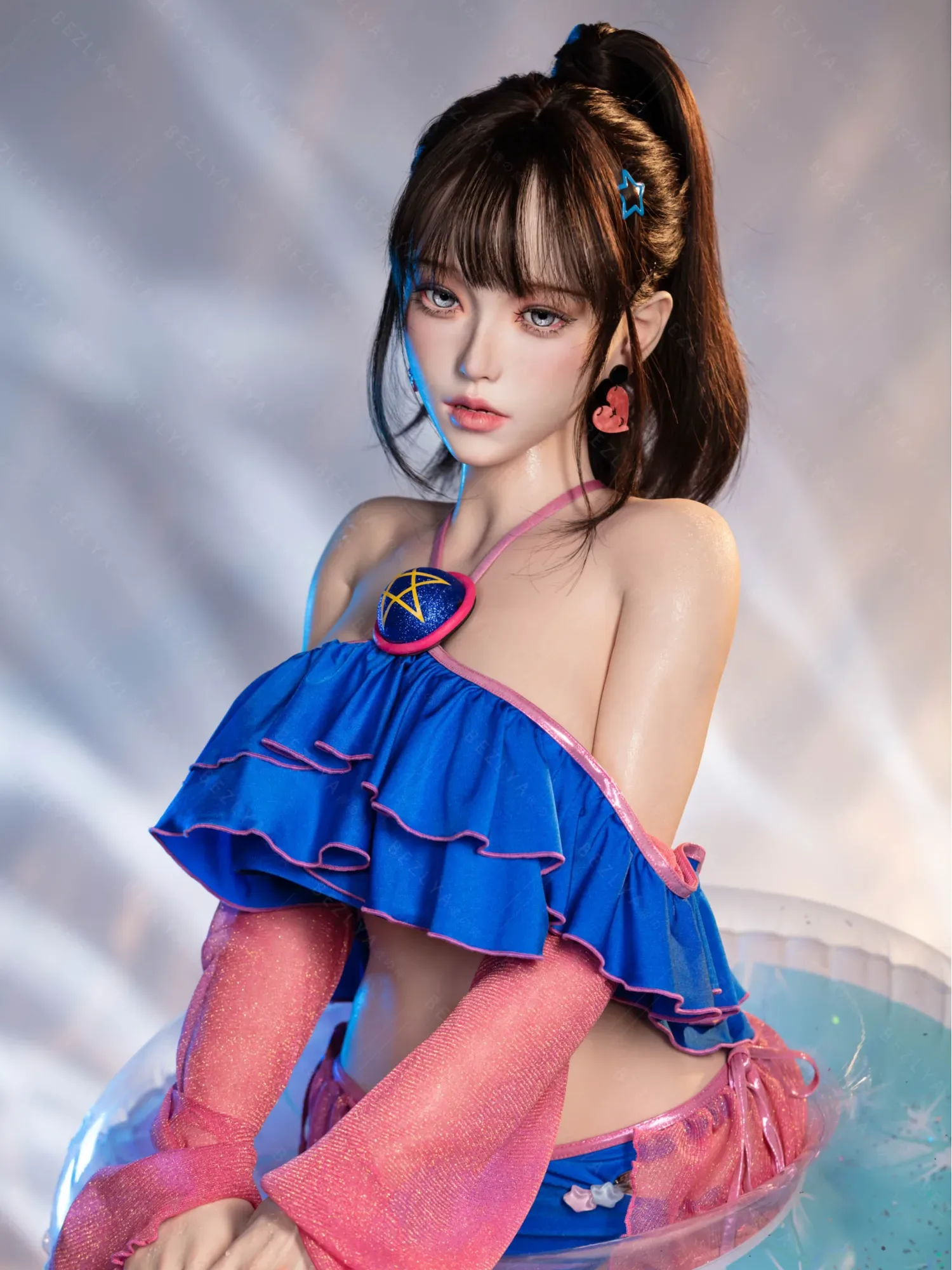 F5933-155Mcm(5.1ft)-38kg 2.2cf E Cup Mini ROS Silicone Asian Anime celebrity Sex Doll|AITIA Doll view 12