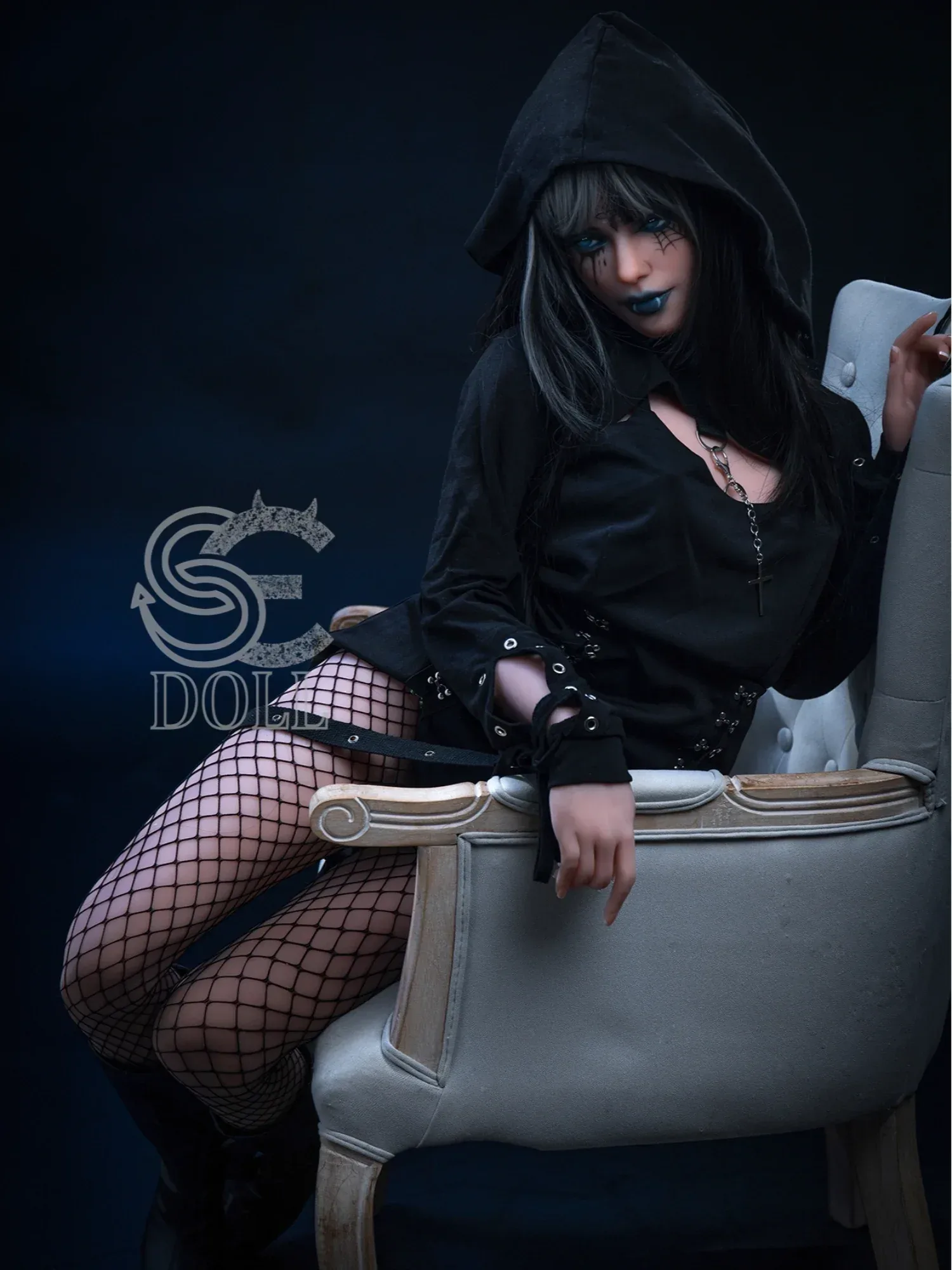 F3737-166cm(5ft5)-34.5kg Heloise C Cup TPE Fantasy Anime Dark Girl Sex Dolls|SE Doll view 5