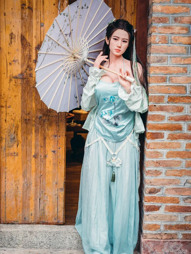 F4005-163cm\/5ft3-32kg G Cup Asian Yuyan Silicone Fantasy Cheap Chinese Sex Doll | Starpery Doll view 4