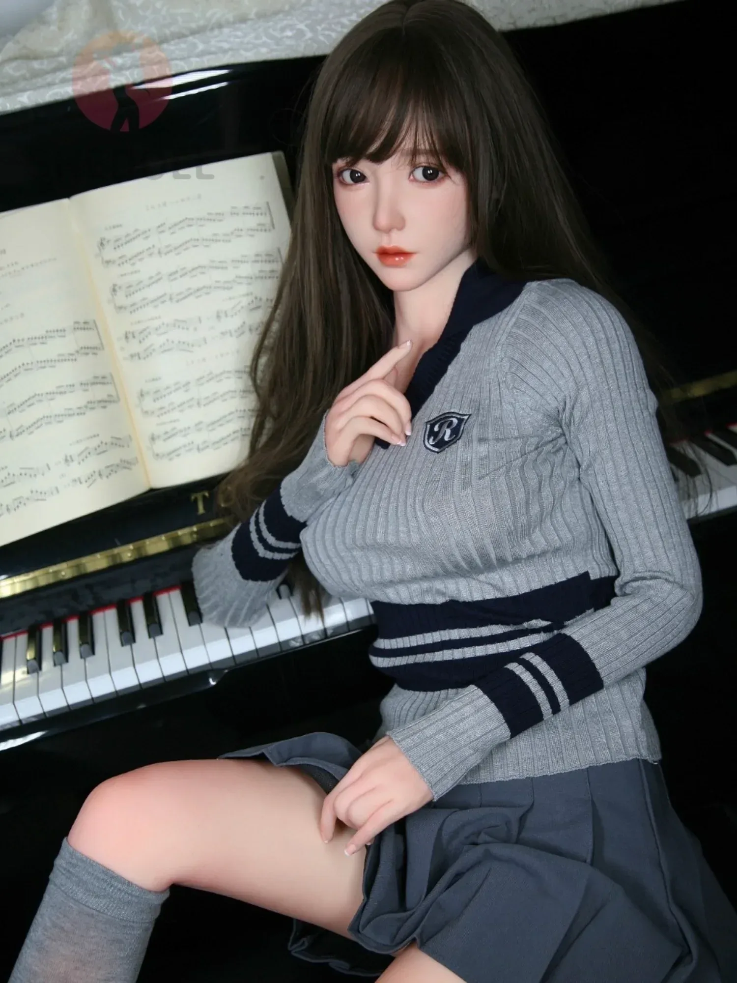 F5900—158cm\/5ft2-38kg C Cup Asian Silicone Head TPE Body Sex Doll | SHEDOLL view 3