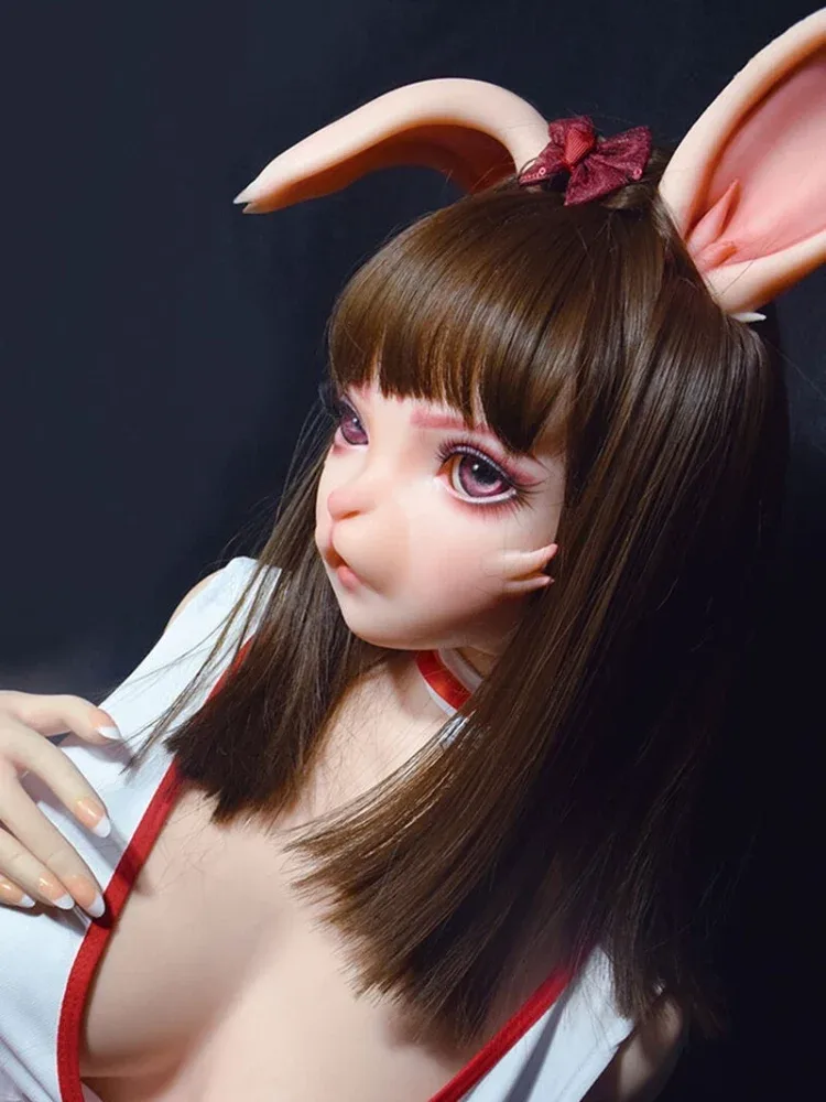 F1528-150cm\/5ft-27.5kg Full Silicone Cosplay-Inspired Furry Rabbit Sex Doll – Real Fur Touch \u0026 Lifelike Flexibility | Elsa Babe view 7