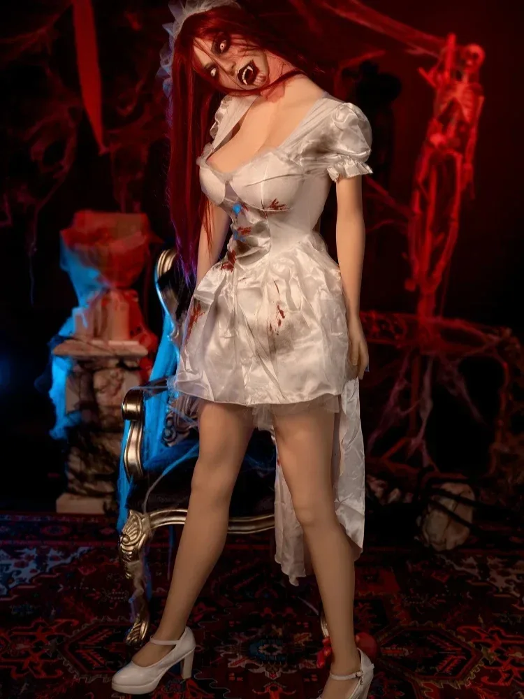 F2167- 169cm(5.5ft) E Cup M7 ROS Movable Jaw Halloween Sex Doll丨SY Doll view 4