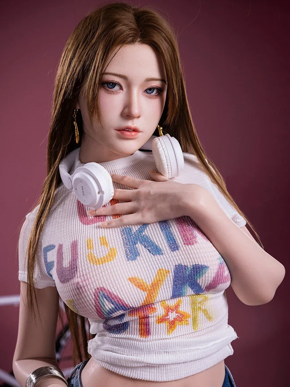 F7578-171cm\/5ft6 D Cup Lifelike Sexy Silicone Sex Doll｜Starpery Doll